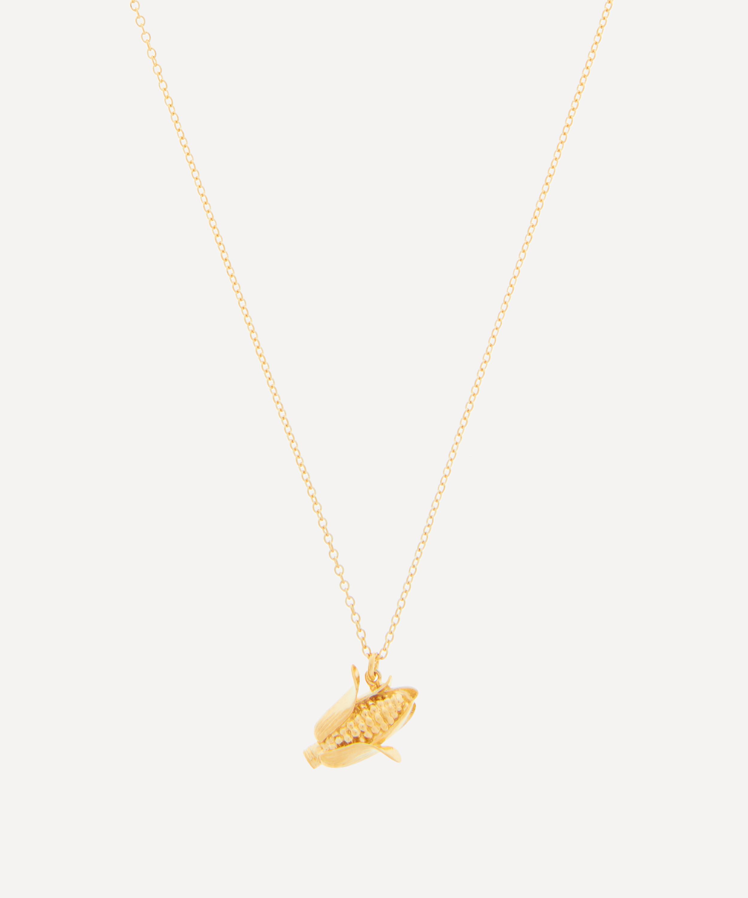 Alex Monroe 22ct Gold-plated Juicy Corn On The Cob Pendant Necklace