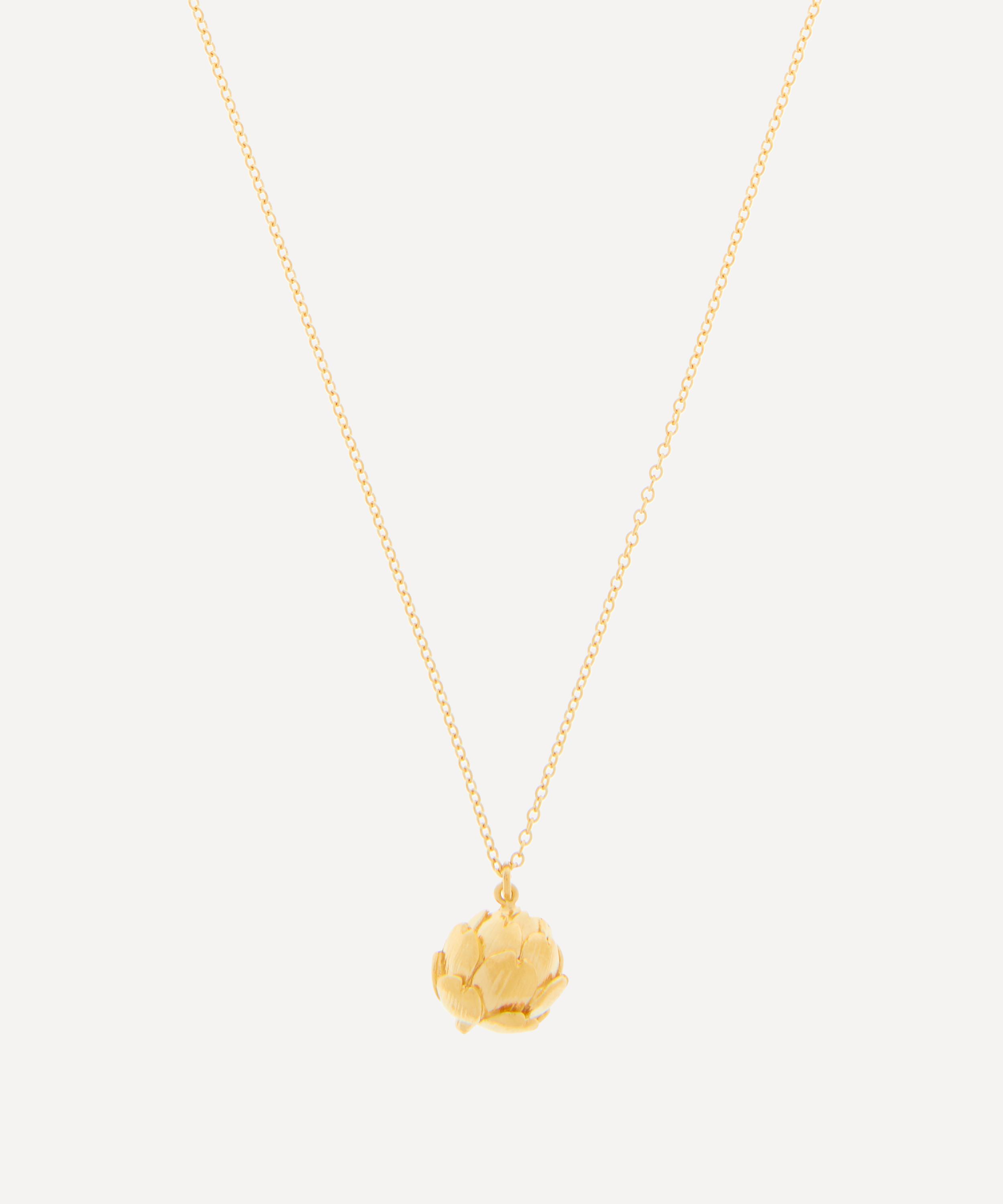 Alex Monroe 22ct Gold-plated Artichoke Pendant Necklace