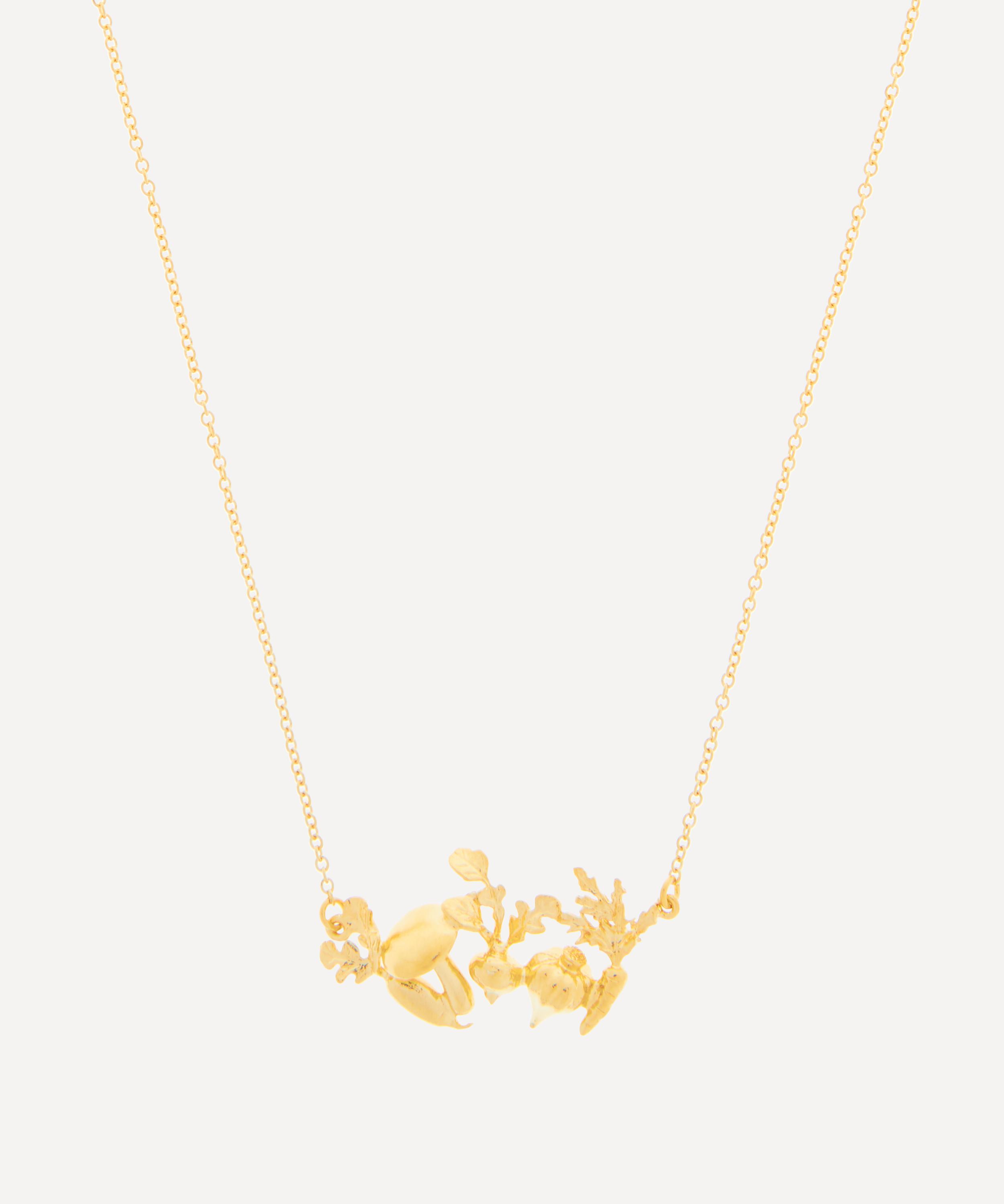 Alex Monroe 22ct Gold-plated Vegetable Medley Pendant Necklace