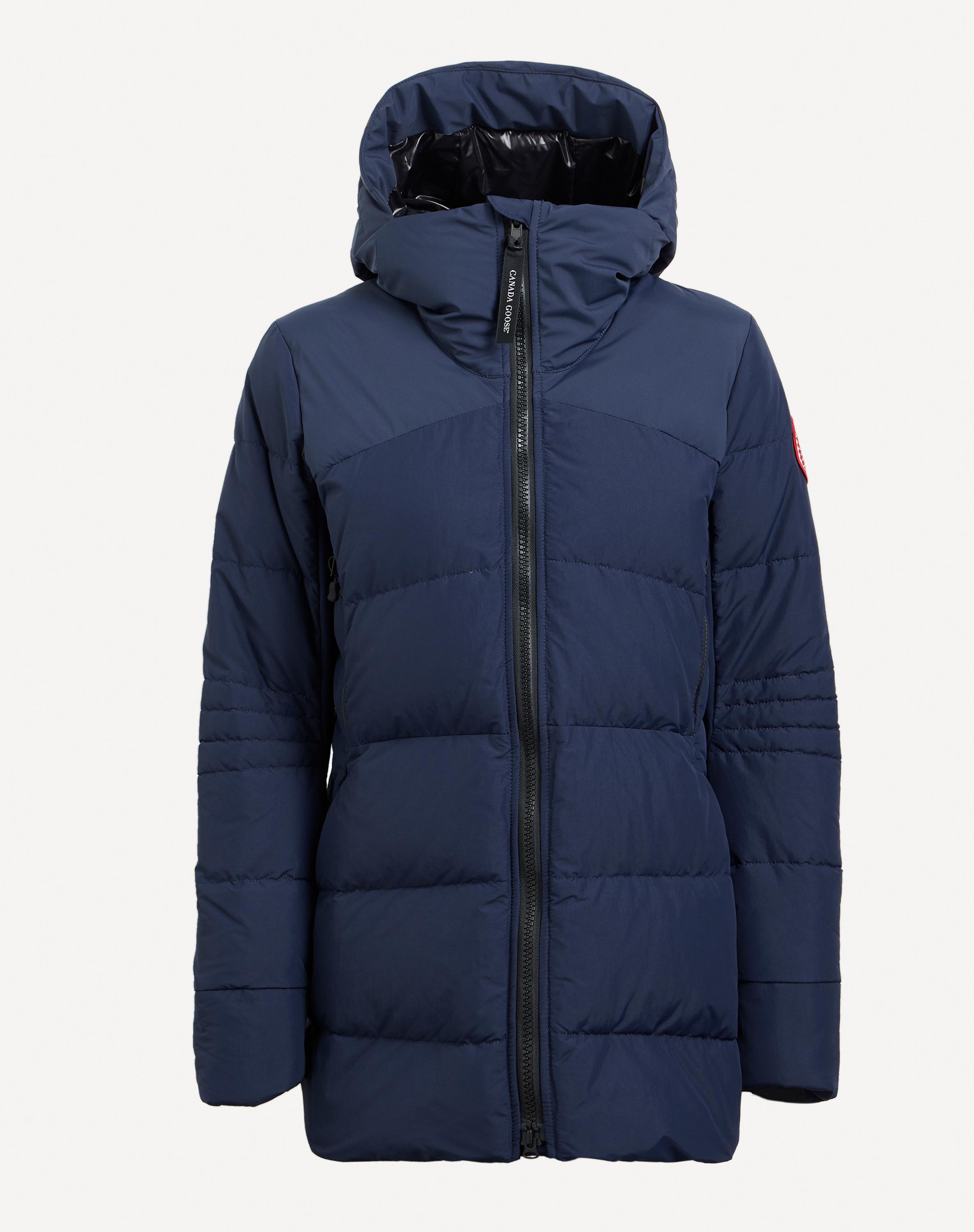 Canada Goose Hybridge Down Coat In Atlantic Navy