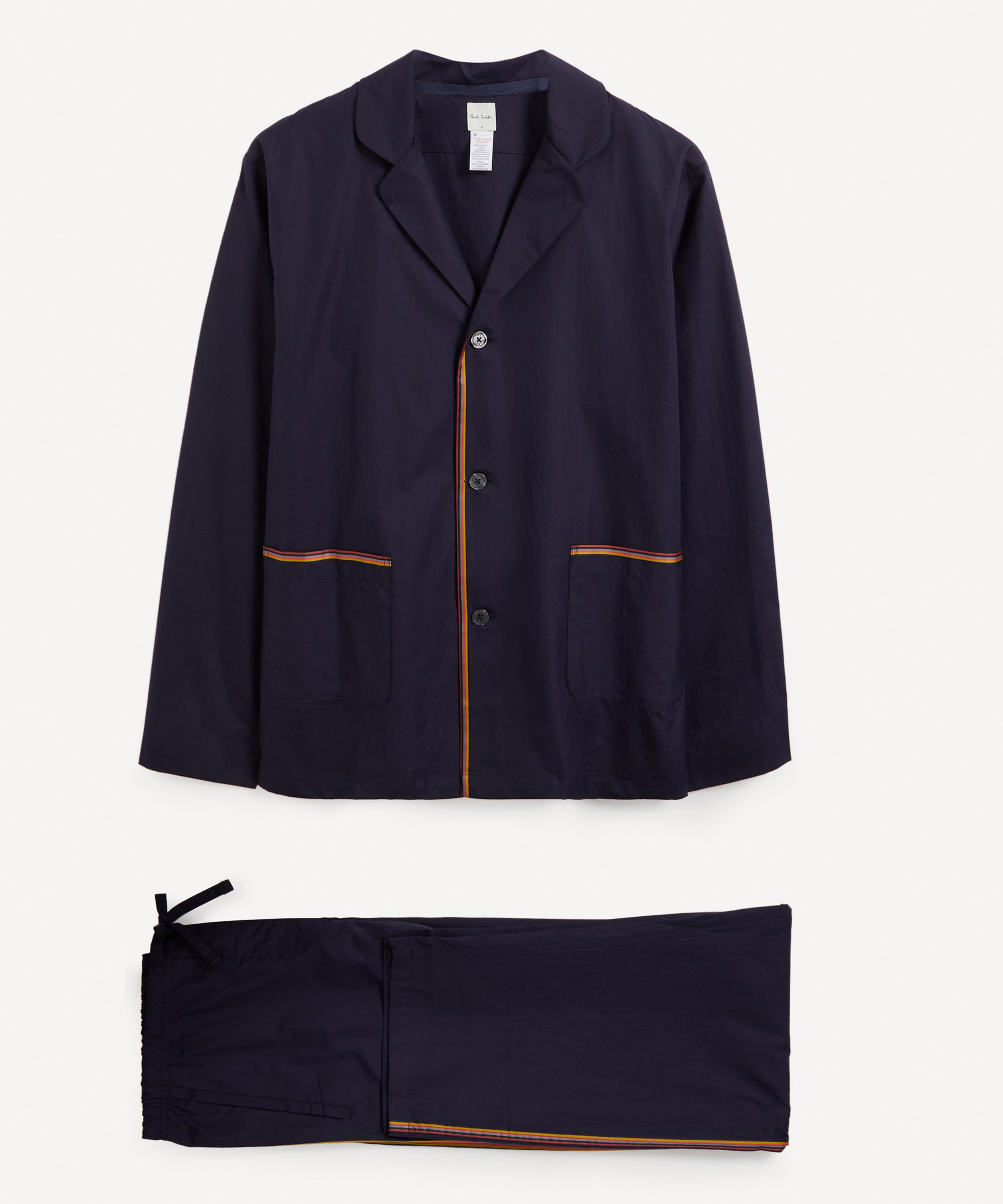 PAUL SMITH PAUL SMITH MENS SIGNATURE STRIPE EDGE PYJAMA SET 