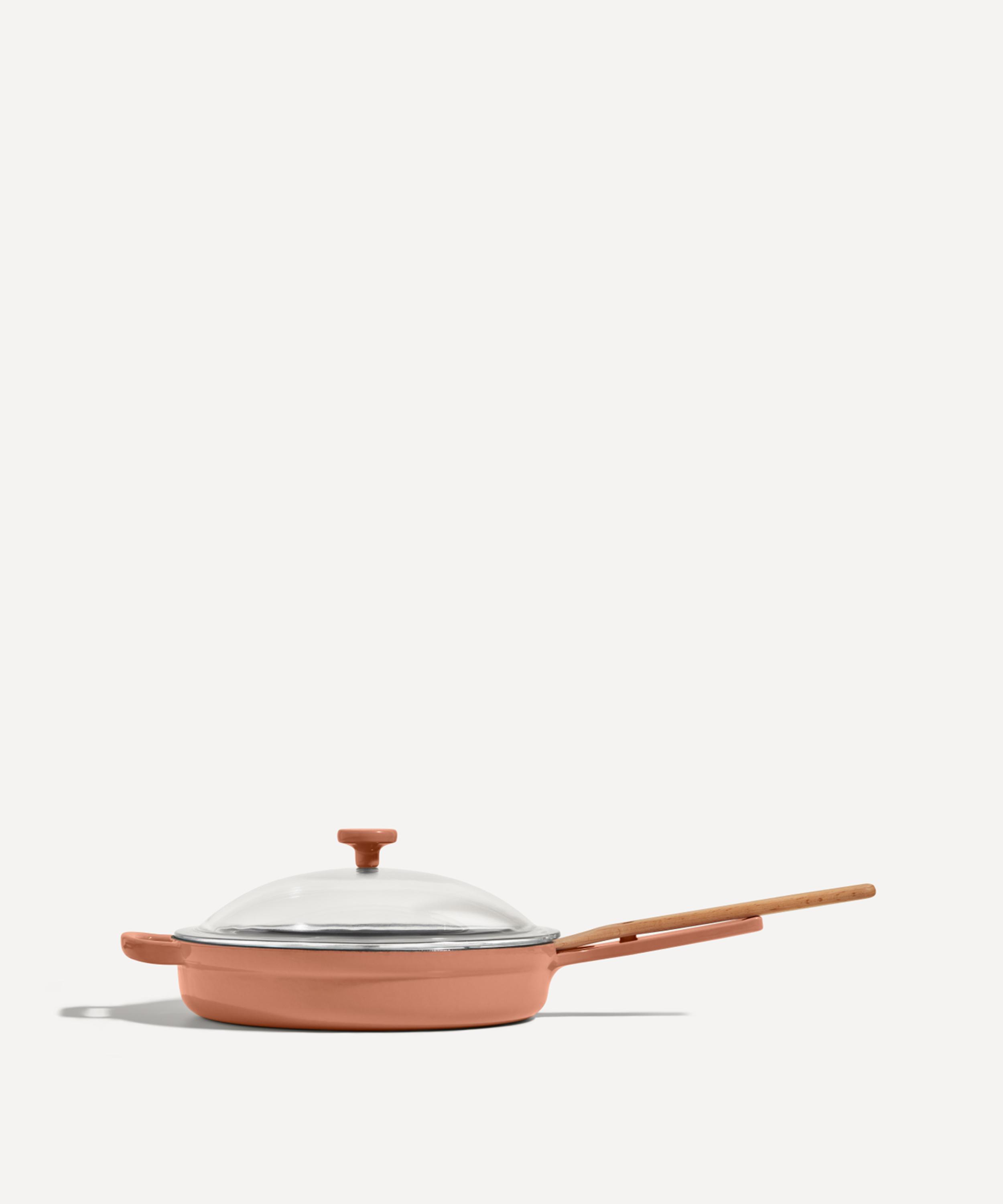 Our Place Always Pan Cast Iron Cooking Pan 45cm In Coral Pink