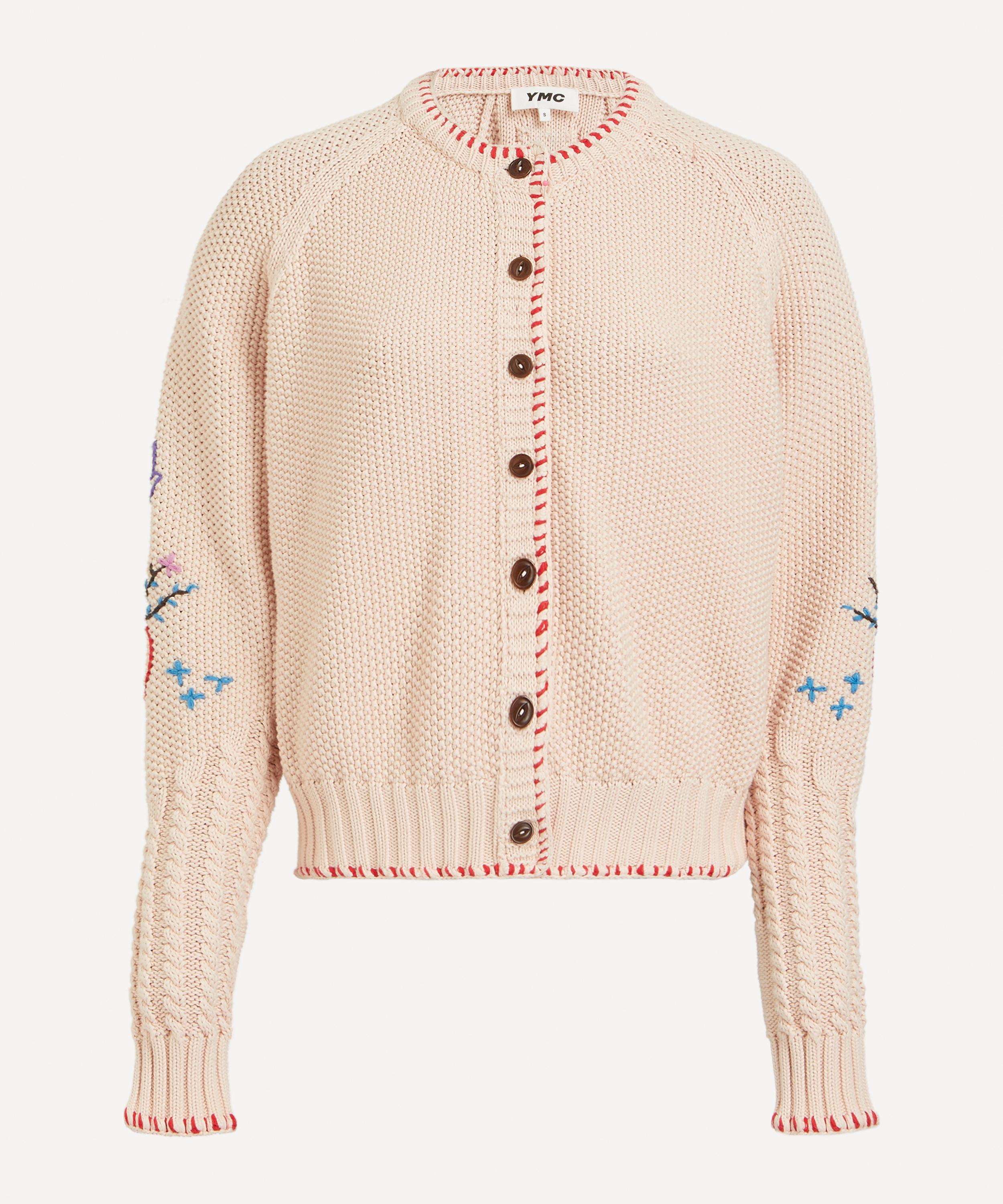 Ymc You Must Create Ymc Women's Lotus Hand-knitted Cotton Cardigan