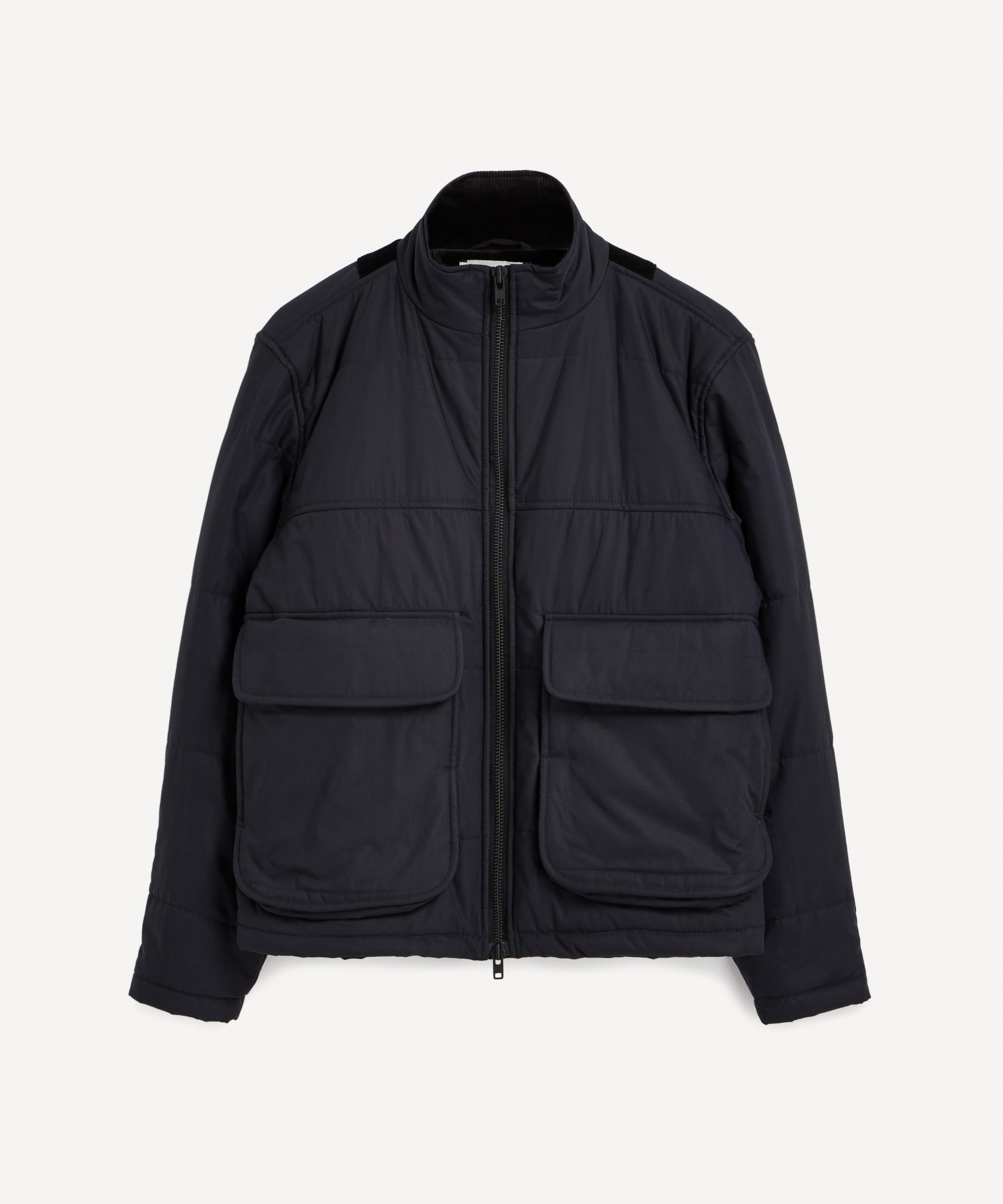 Oliver Spencer Mens Bembridge Tech Jacket In Selsey Navy
