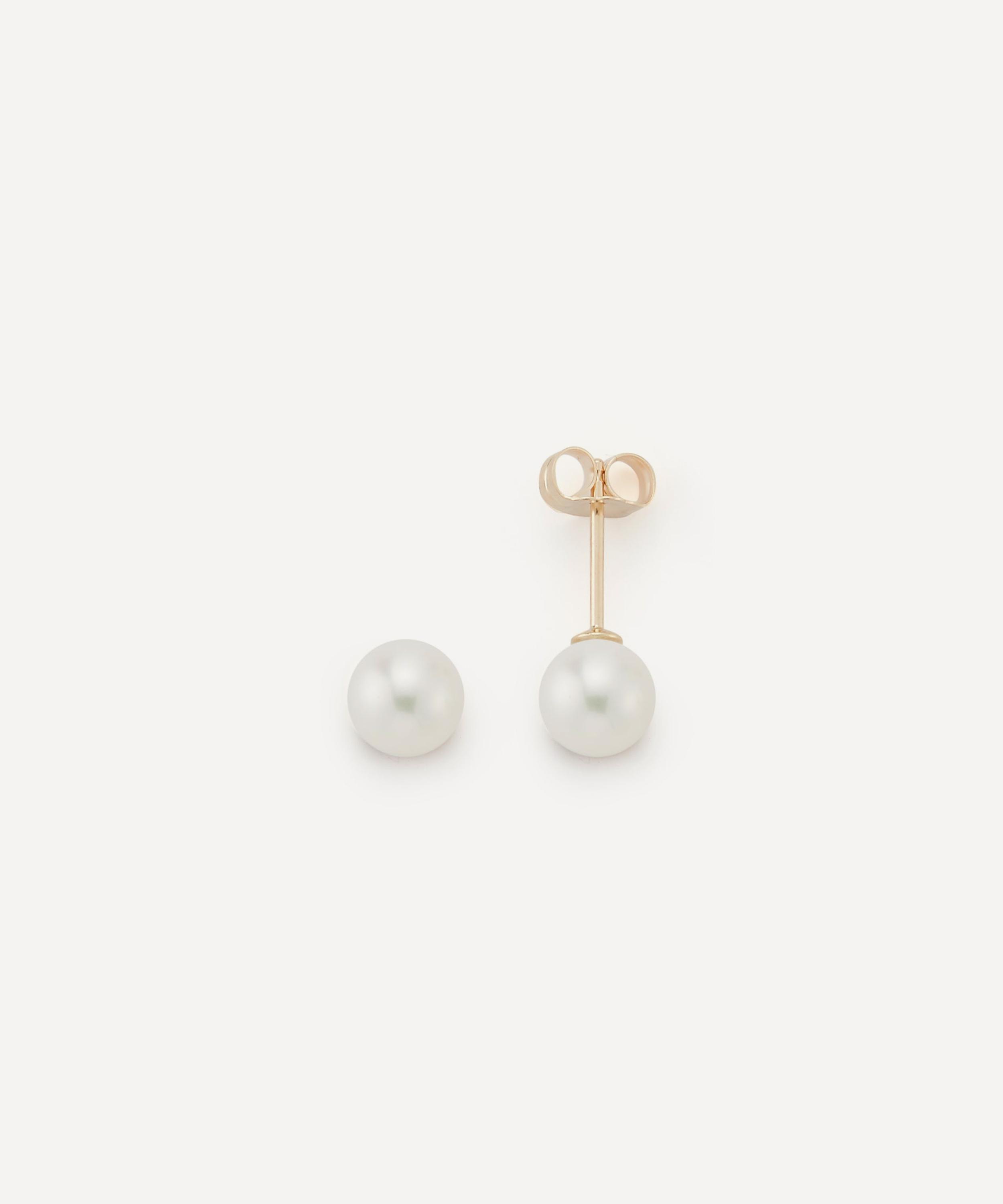 Mateo Women's 14k Yellow Gold & 6mm Cultured Freshwater Pearl Stud Earrings In White