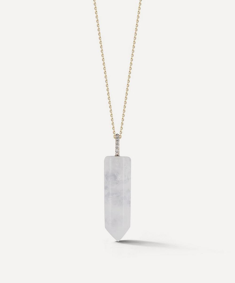 MATEO 14CT GOLD HEALING CRYSTAL PENDANT NECKLACE