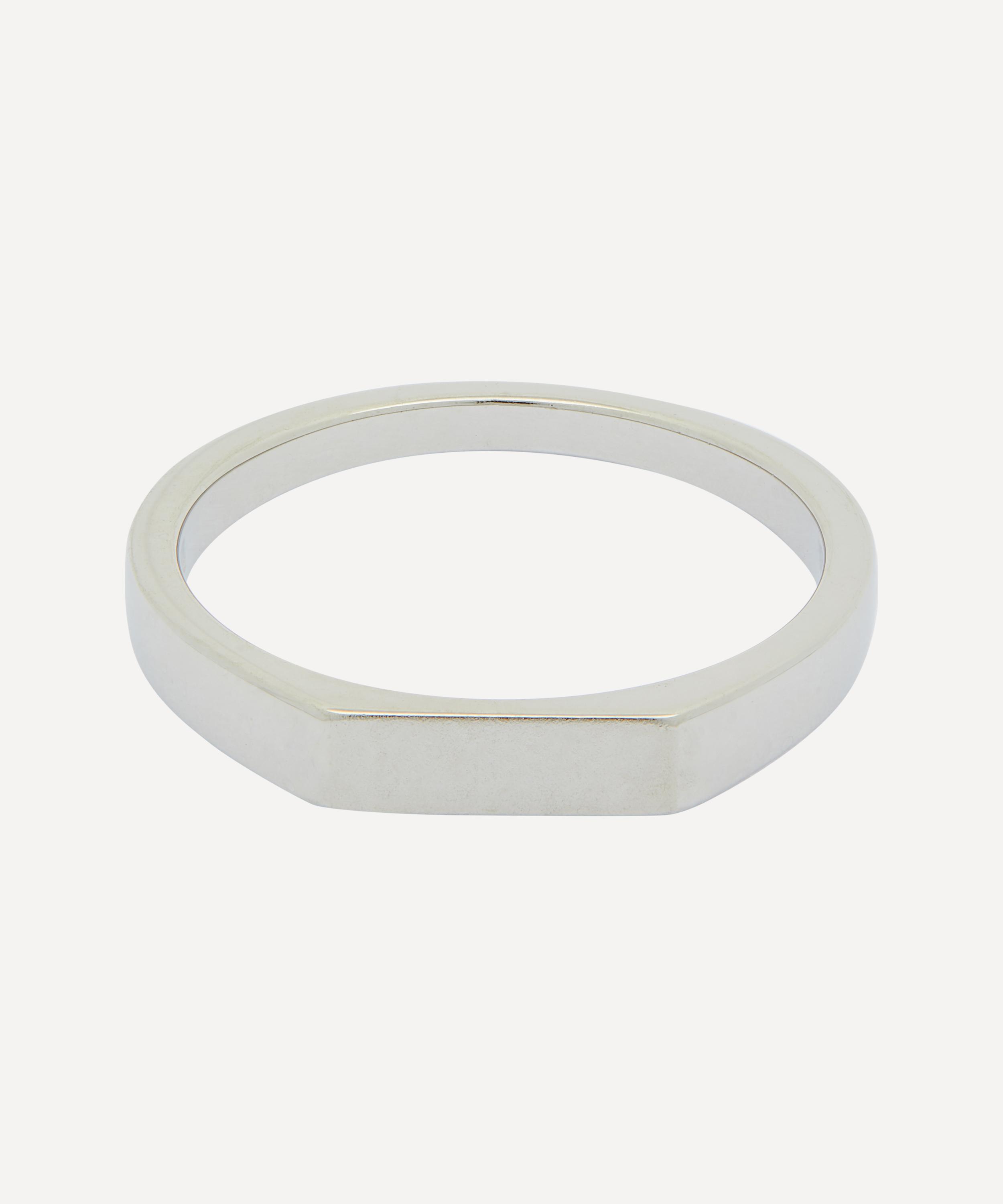 Miansai Sterling Silver Thin Geo Ring