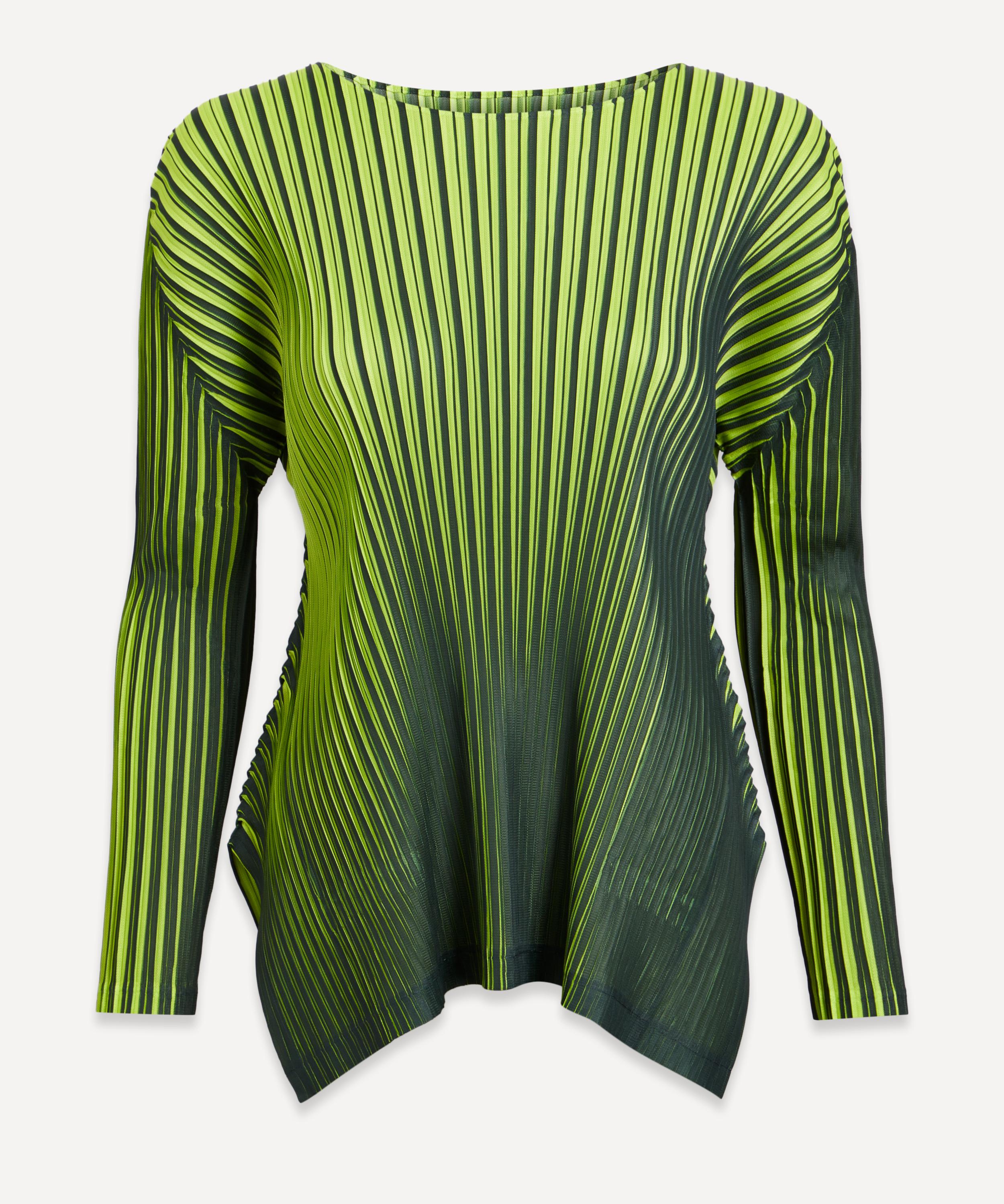 Issey Miyake Pleats Please  Women's Alt Blinks Round-neck Pleated Top
