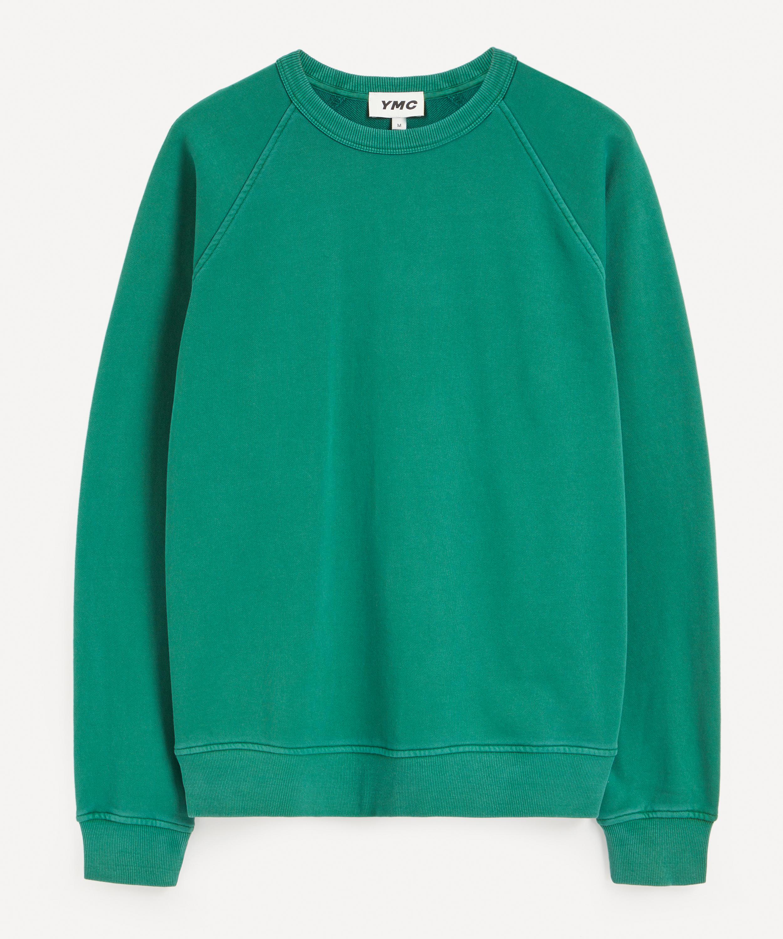 Ymc You Must Create Brushed-lambswool Sweater In Green