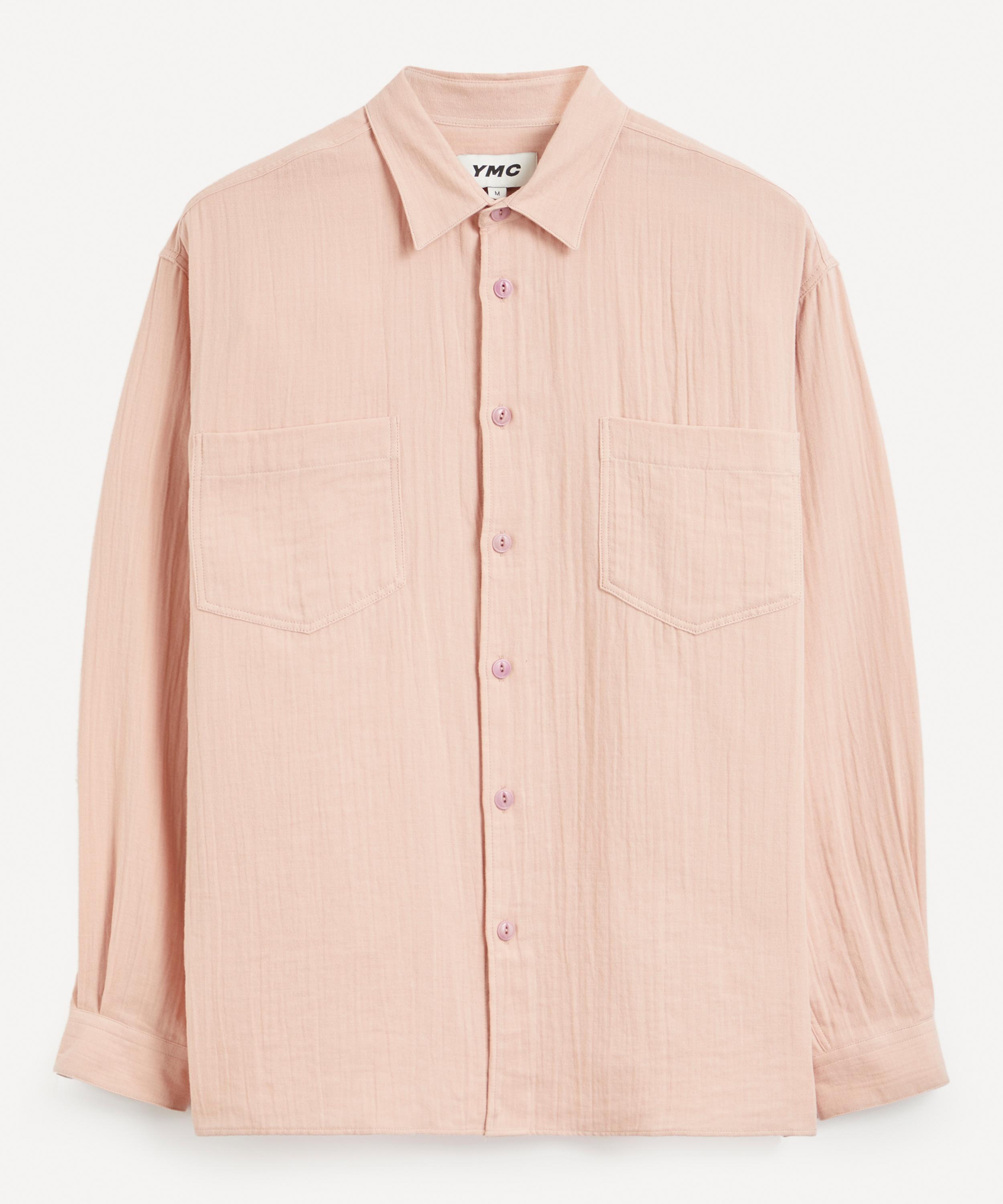 Ymc You Must Create Mitchum Cotton Shirt In Pink