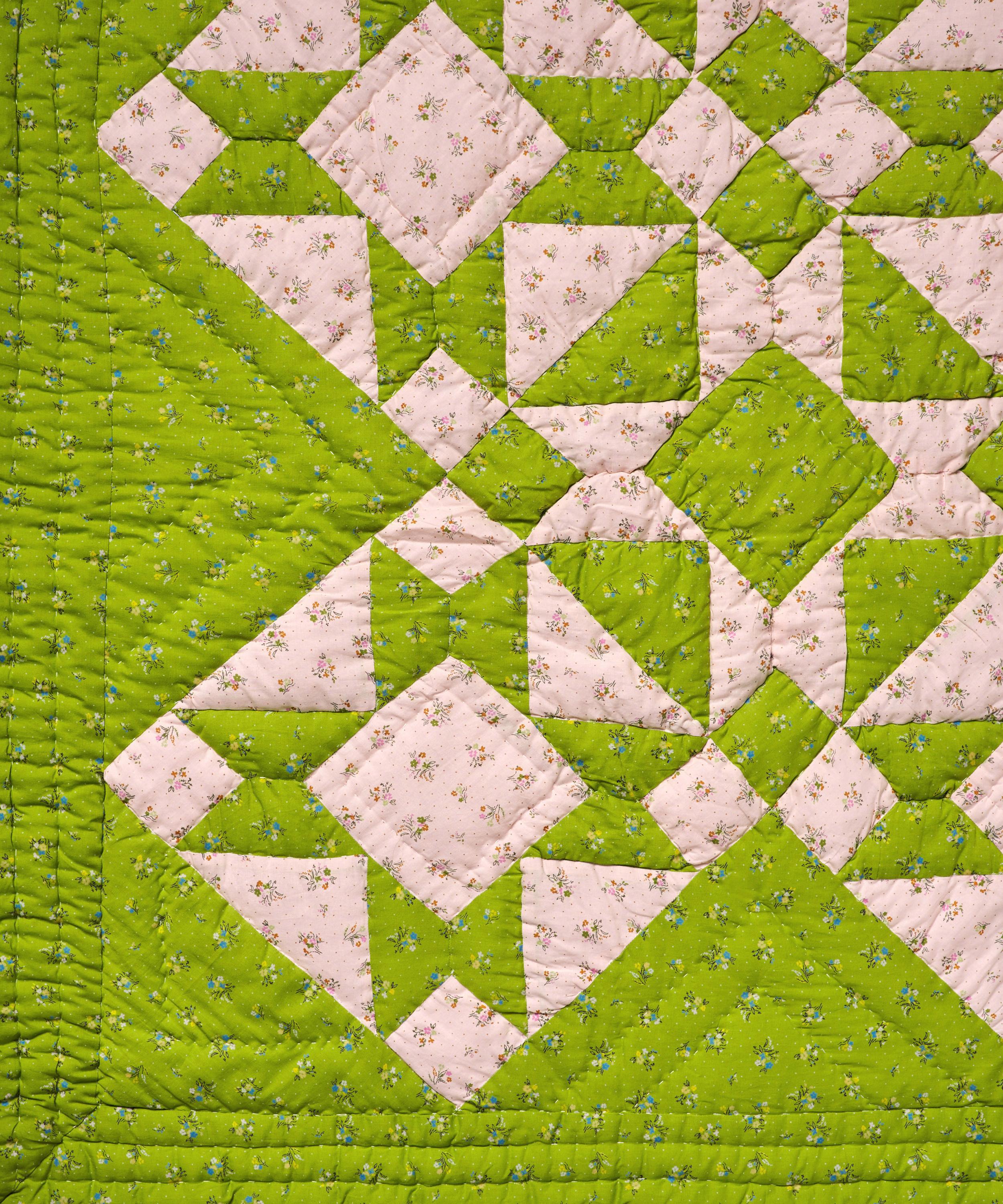 Projektityyny Pohjola Peridot Patchwork Quilt In Green
