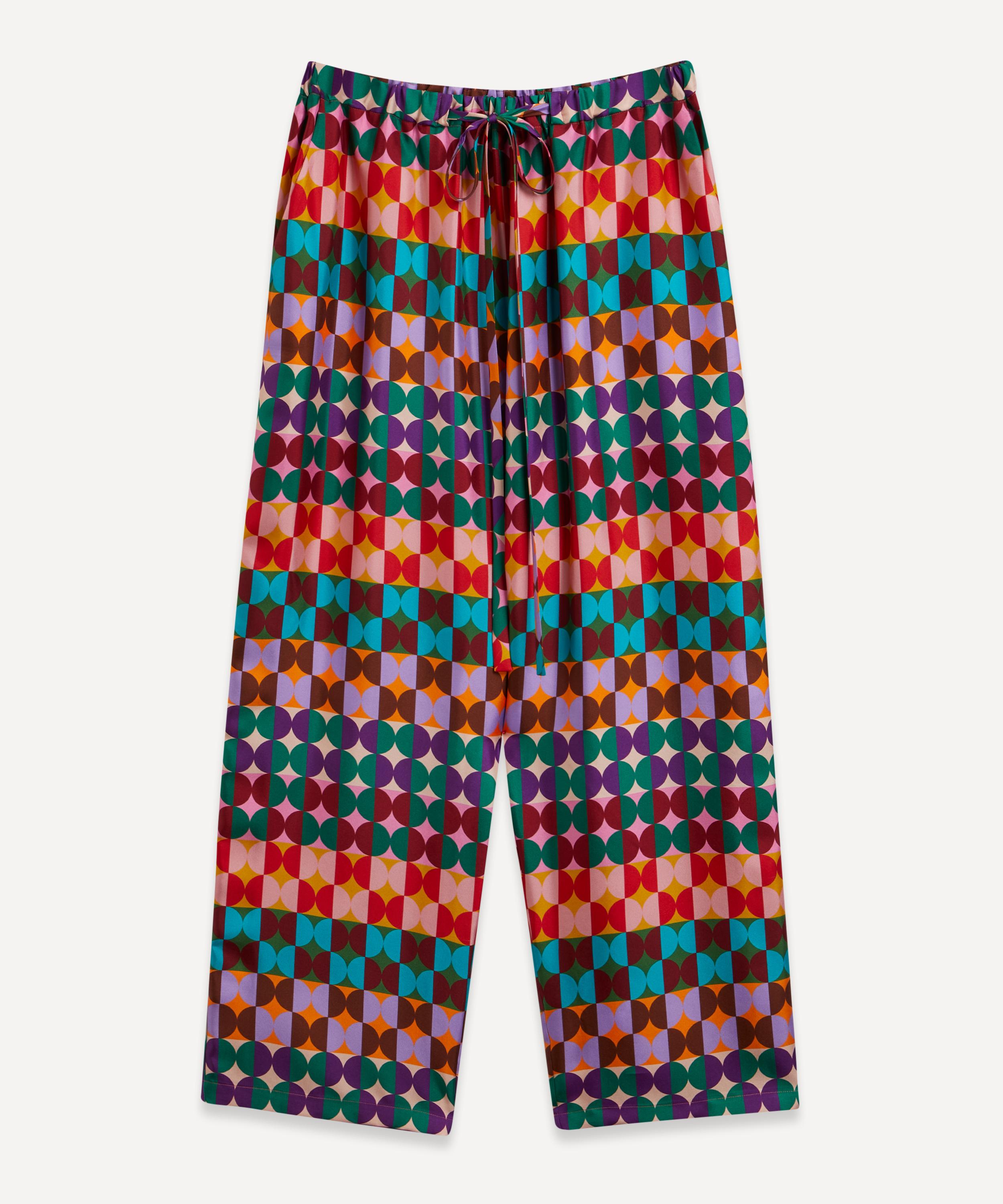 La Doublej Women's Drawstring Trousers In Mezzaluna Rainbow