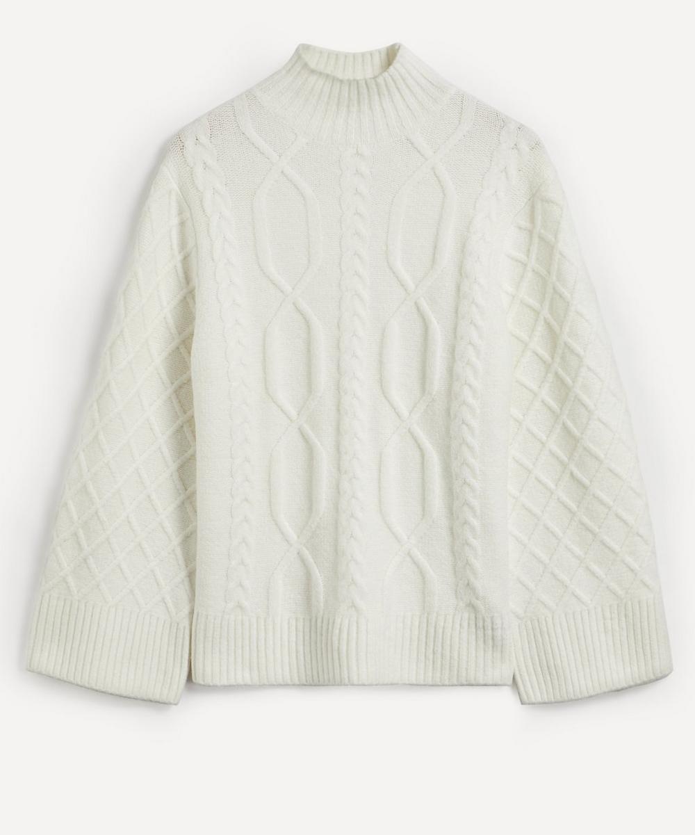 ALIGNE WOMEN'S GEON CHUNKY OVERSIZED CABLE-KNIT JUMPER