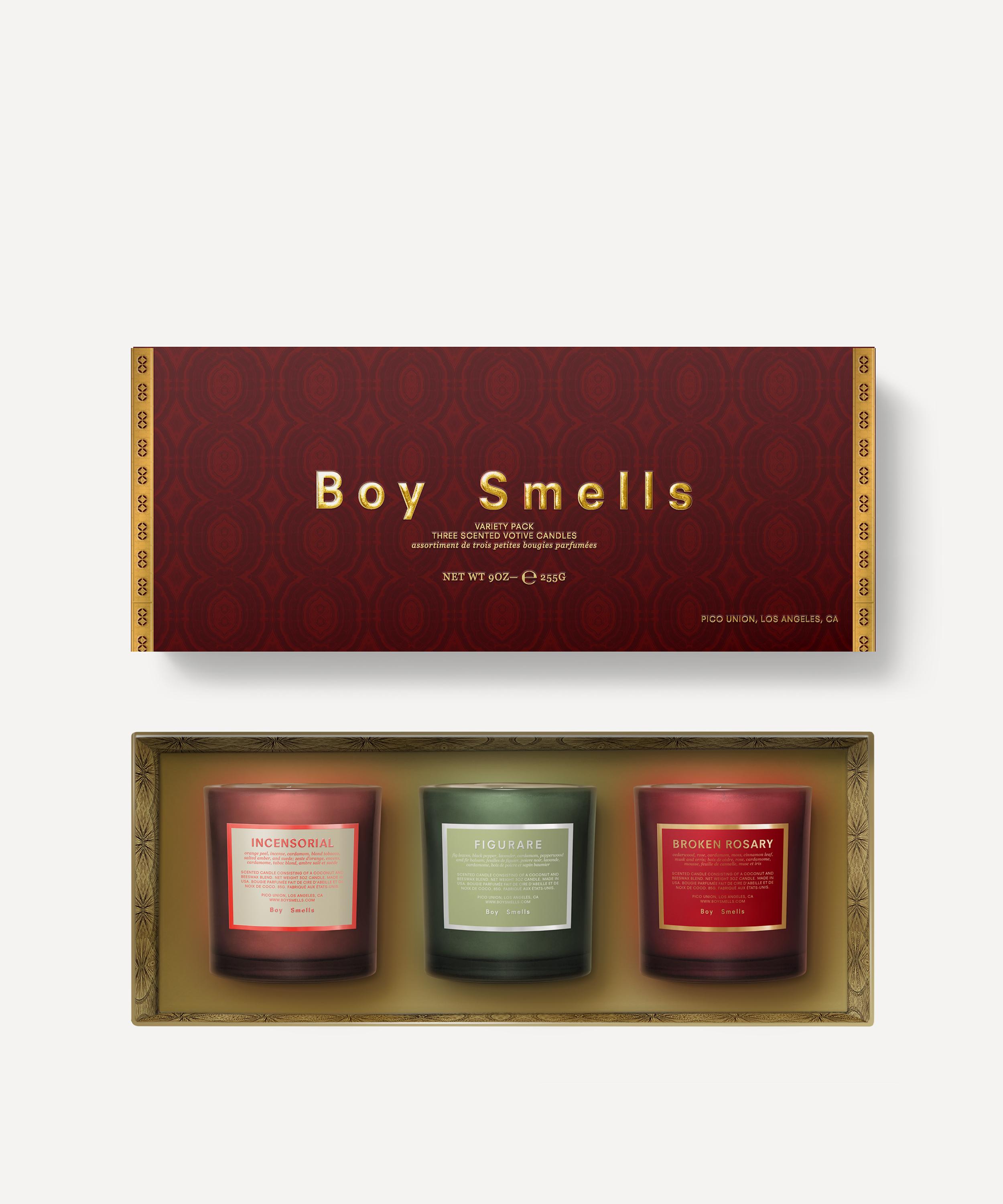 Boy Smells Festive Votive Scented Candle Set Limited Edition 3 X 85g