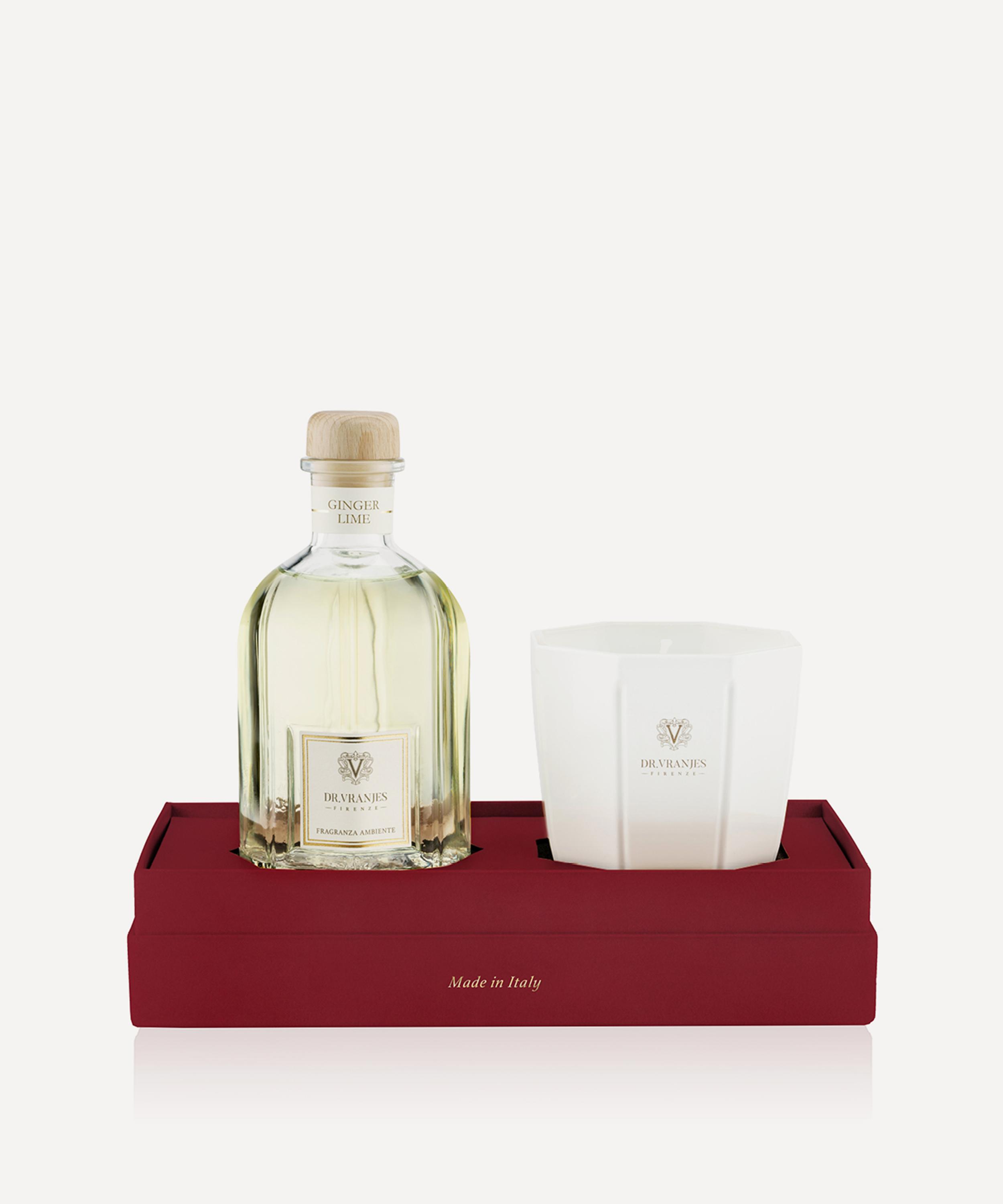 Dr Vranjes Firenze Ginger Lime Fragrance Diffuser & Candle Gift Set