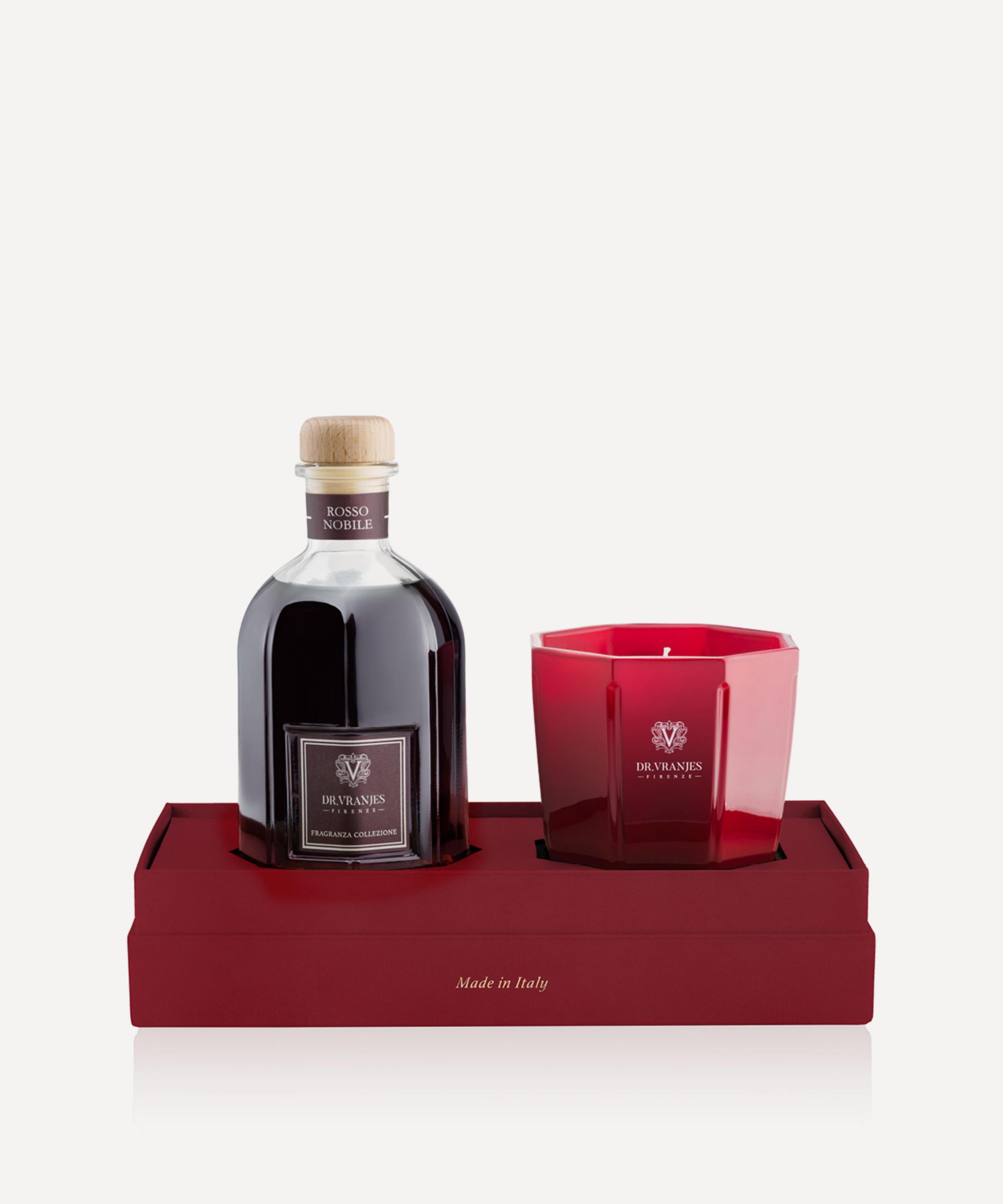 Dr Vranjes Firenze Rosso Nobile Fragrance Diffuser & Candle Gift Set