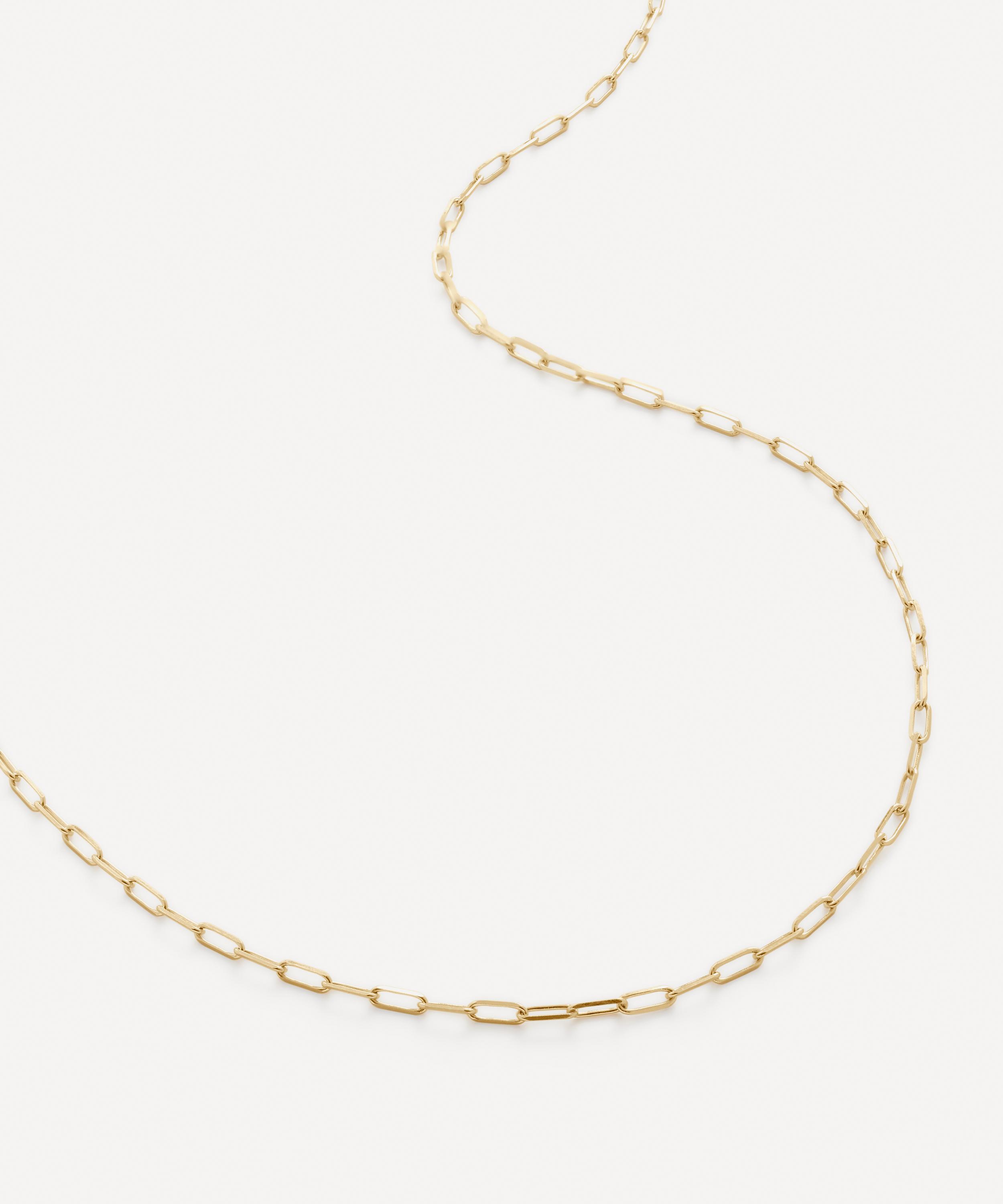 Monica Vinader 14ct Gold Paperclip Chain Necklace Luxury Christmas Gift / Present