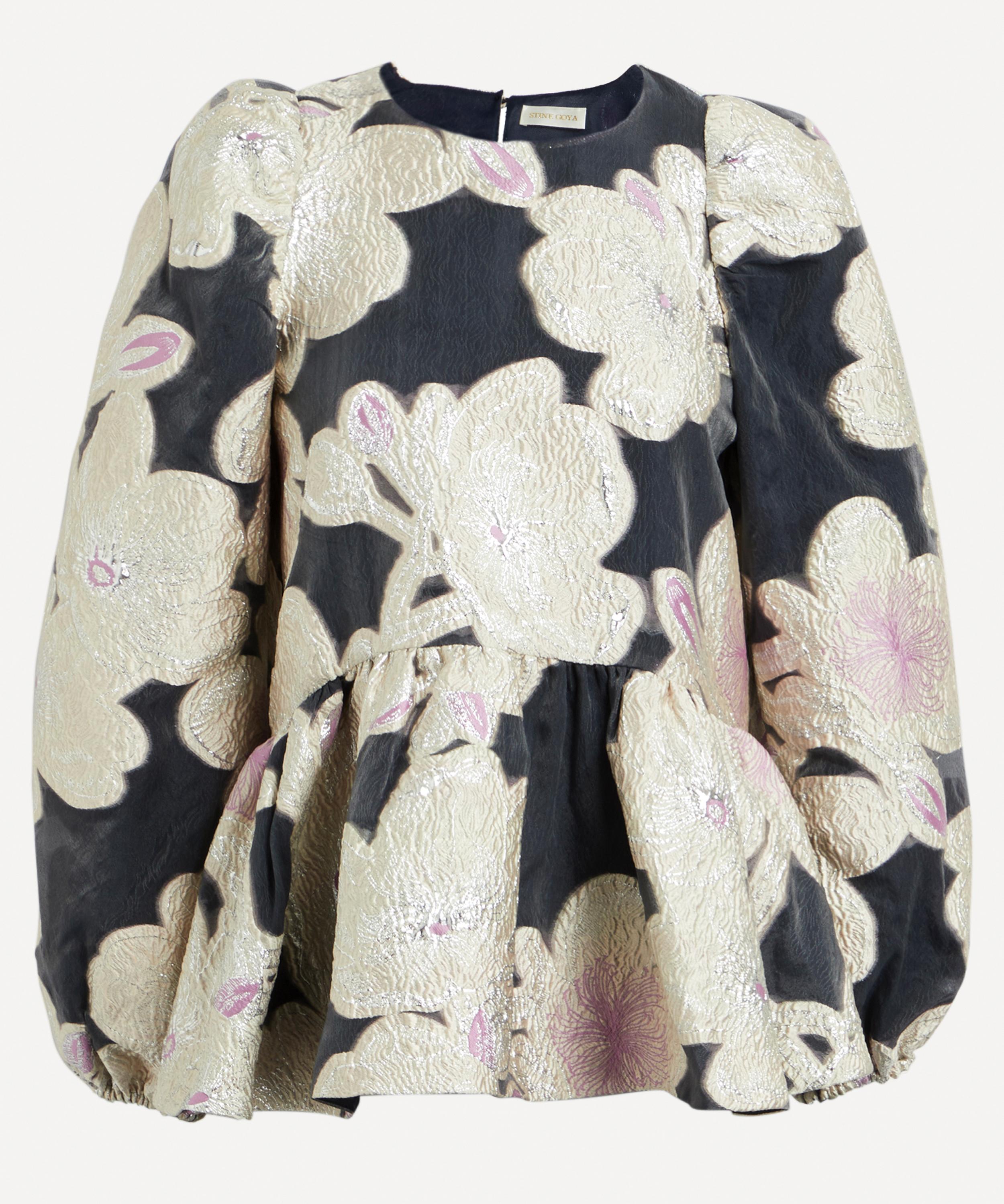 Shop Stine Goya Women's Jenny Lurex Organza Blouse In Multi