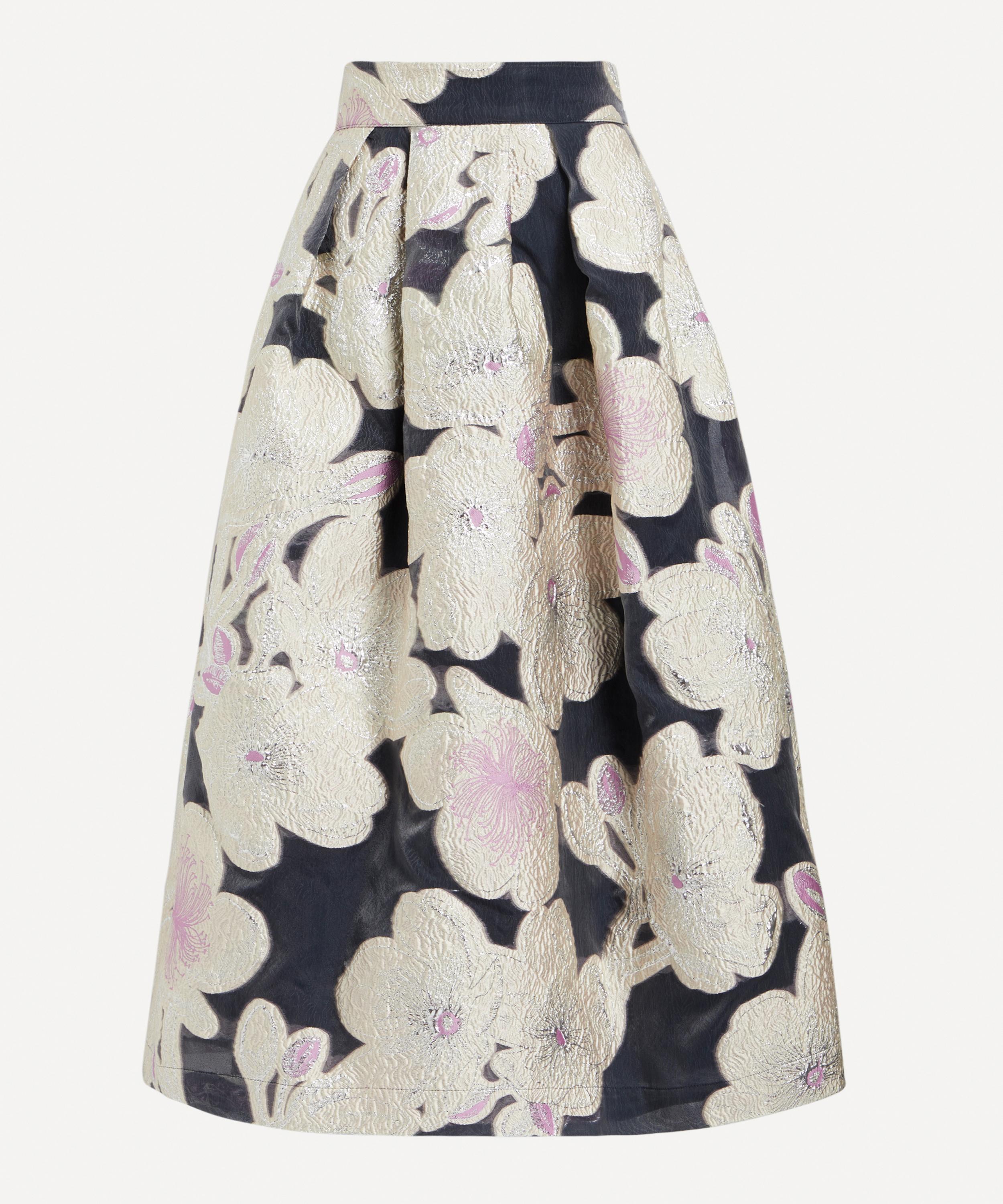 Shop Stine Goya Women's Rue Lurex Organza Skirt In Multi