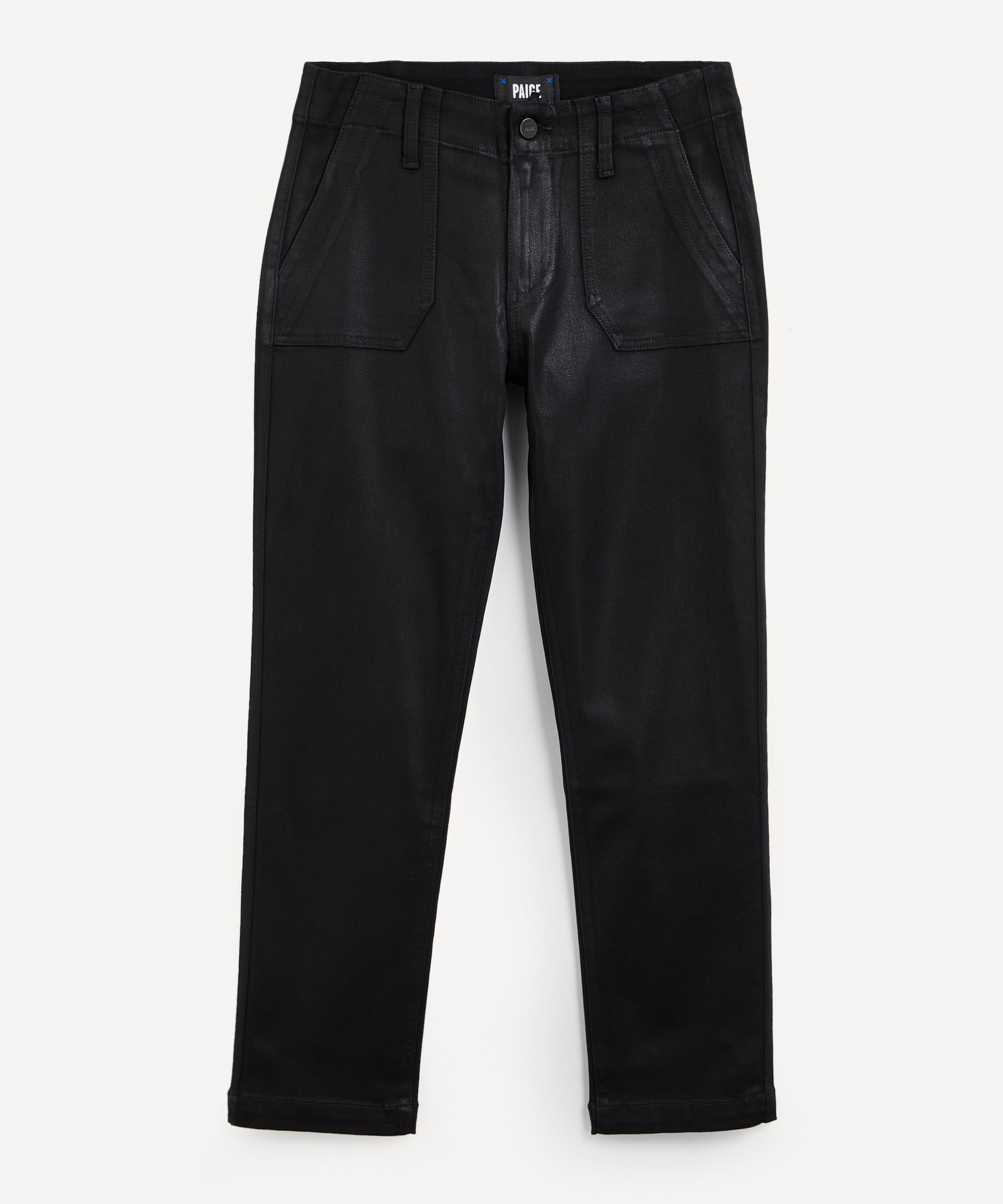 PAIGE PAIGE WOMEN'S MAYSLIE STRAIGHT-LEG COATED JEANS 