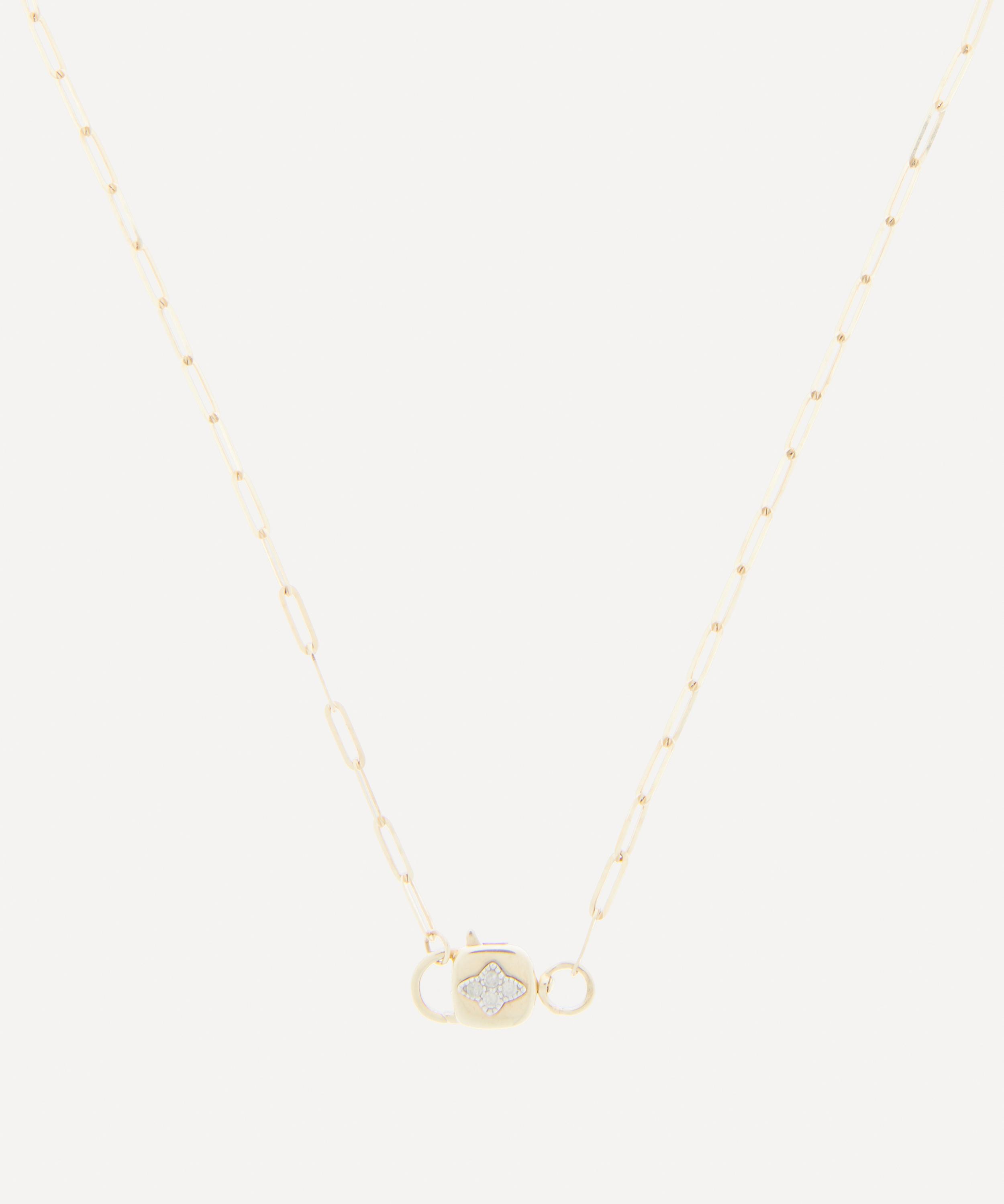 Shop Pascale Monvoisin 9ct Gold Louise Short Chain Necklace