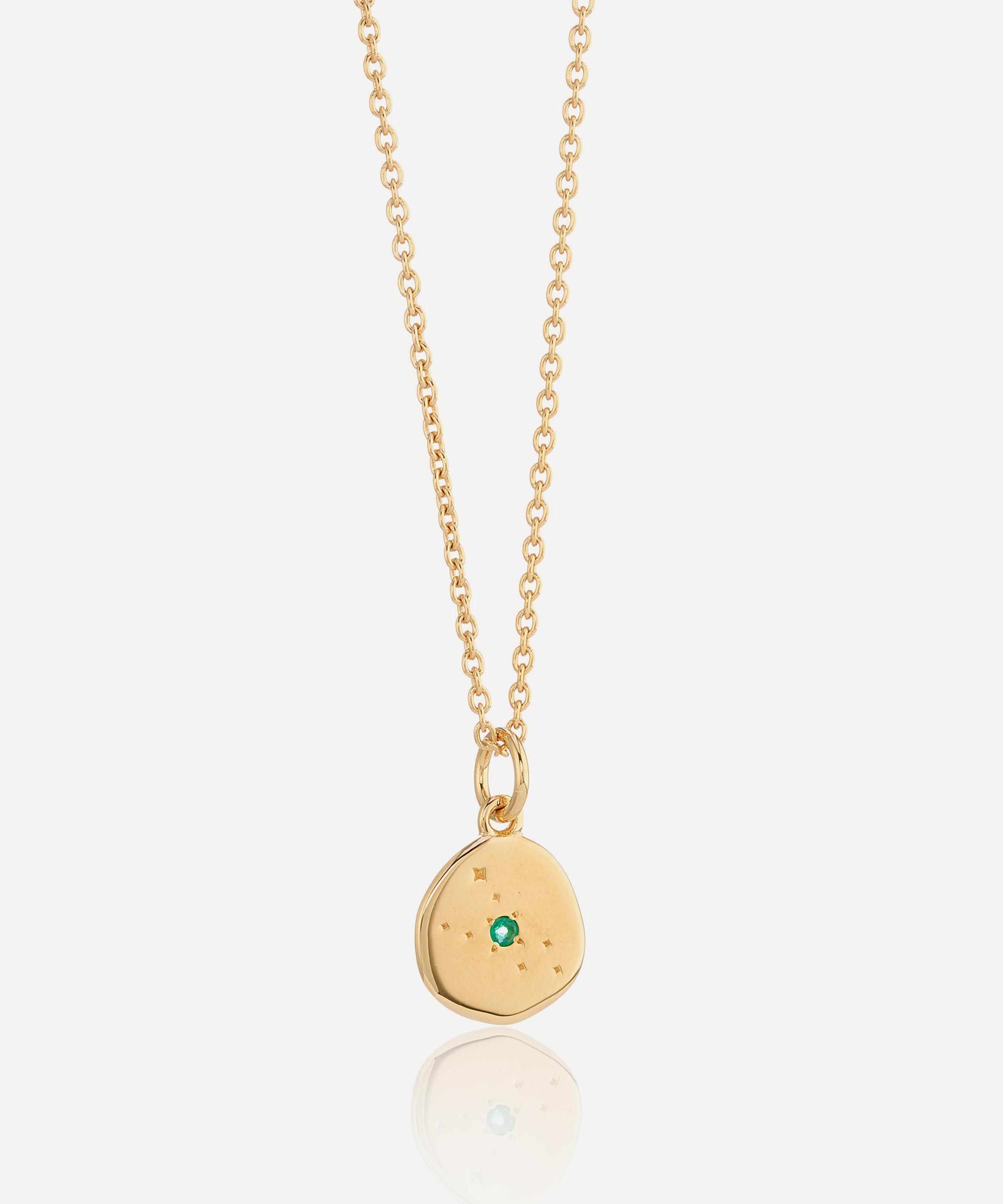Auree 18ct Gold-plated Vermeil Silver Inari Taurus Zodiac Pendant Necklace