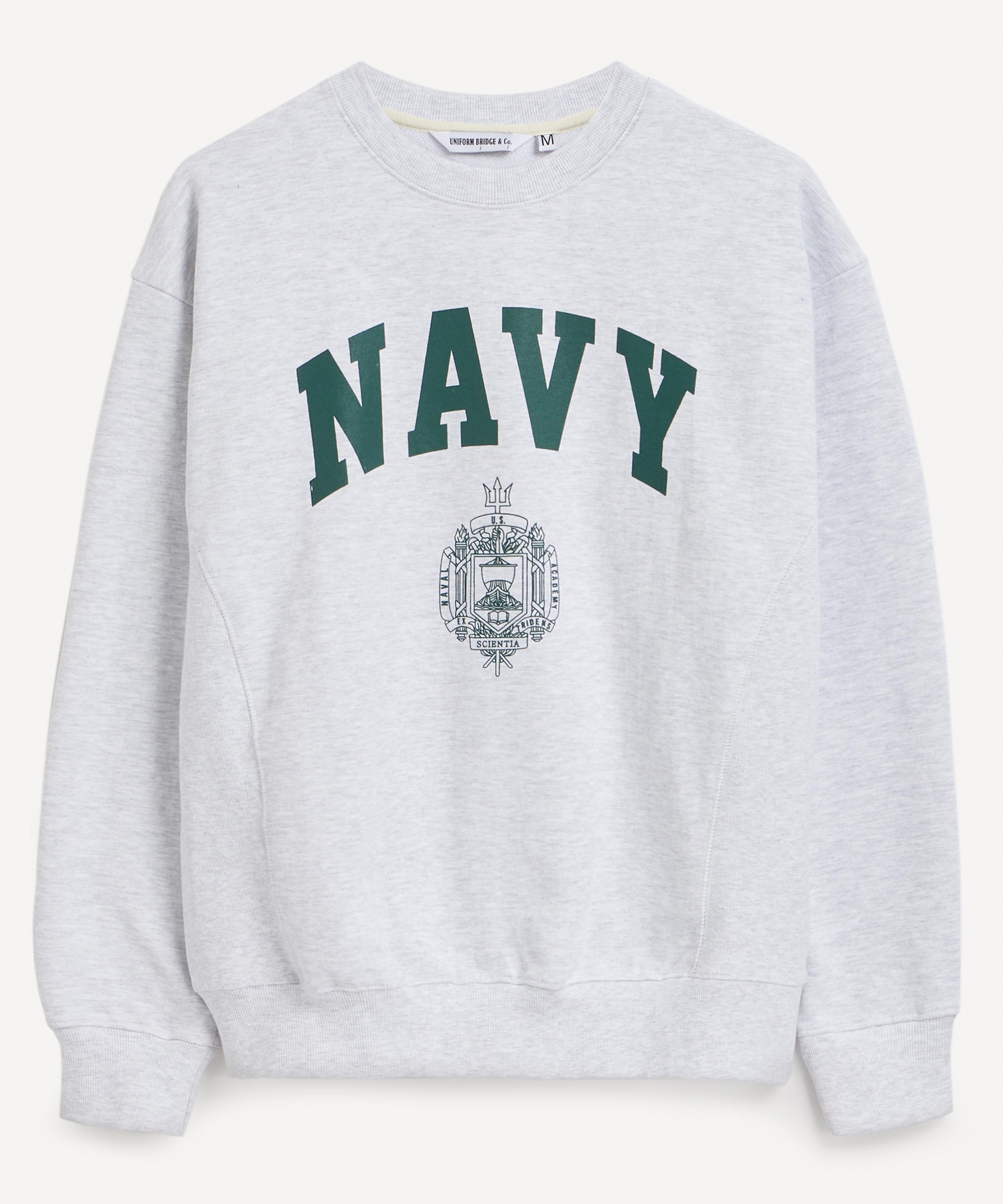 Uniform Bridge Mens Vintage Us Navy Sweatshirt
