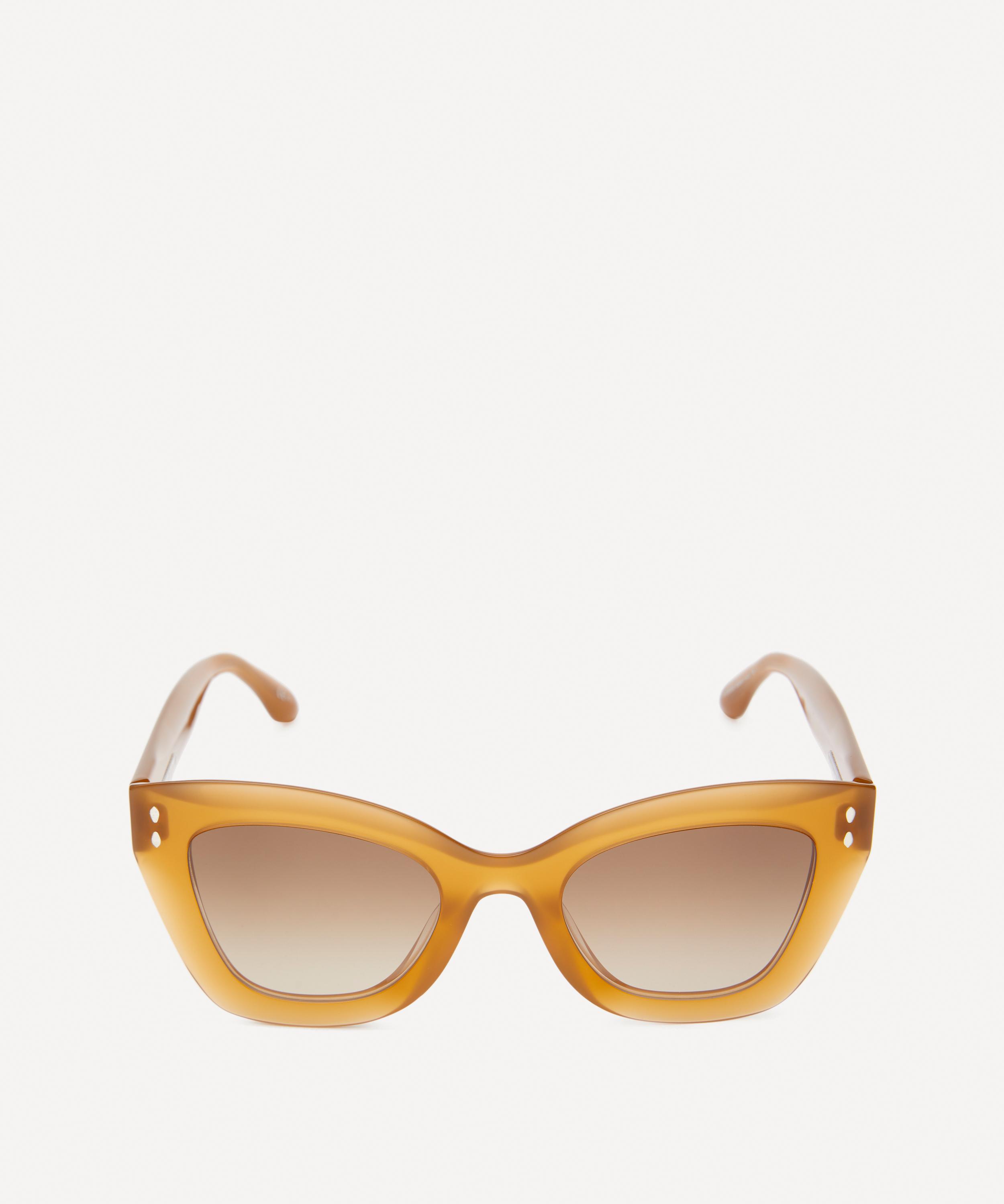 Isabel Marant The New Cat-eye Acetate Sunglasses In Yellow