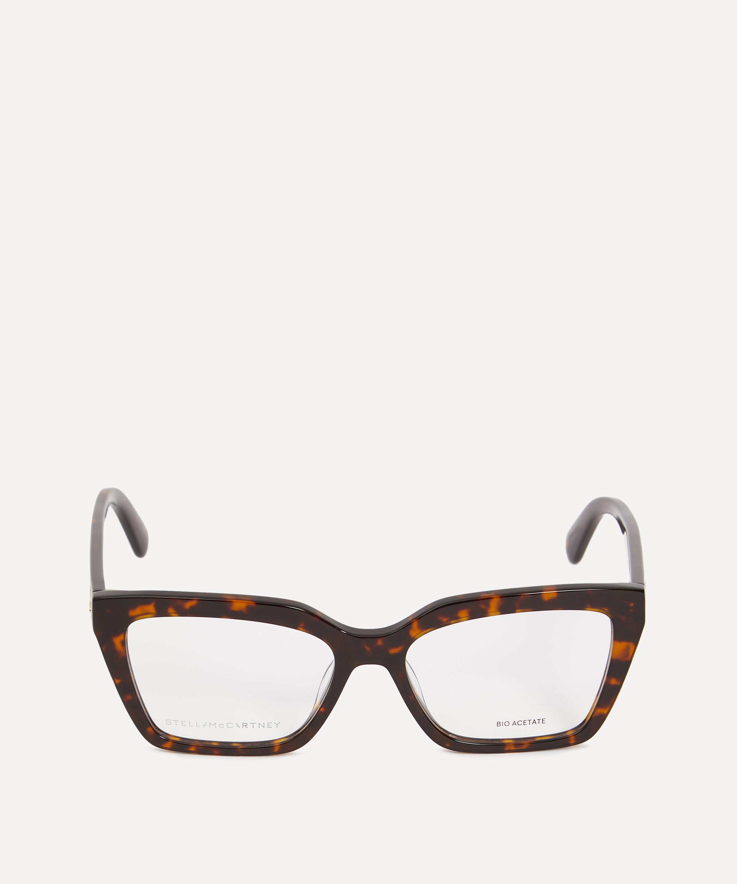 Stella Mccartney Women's Dark Havana Cat-eye Optical Glasses