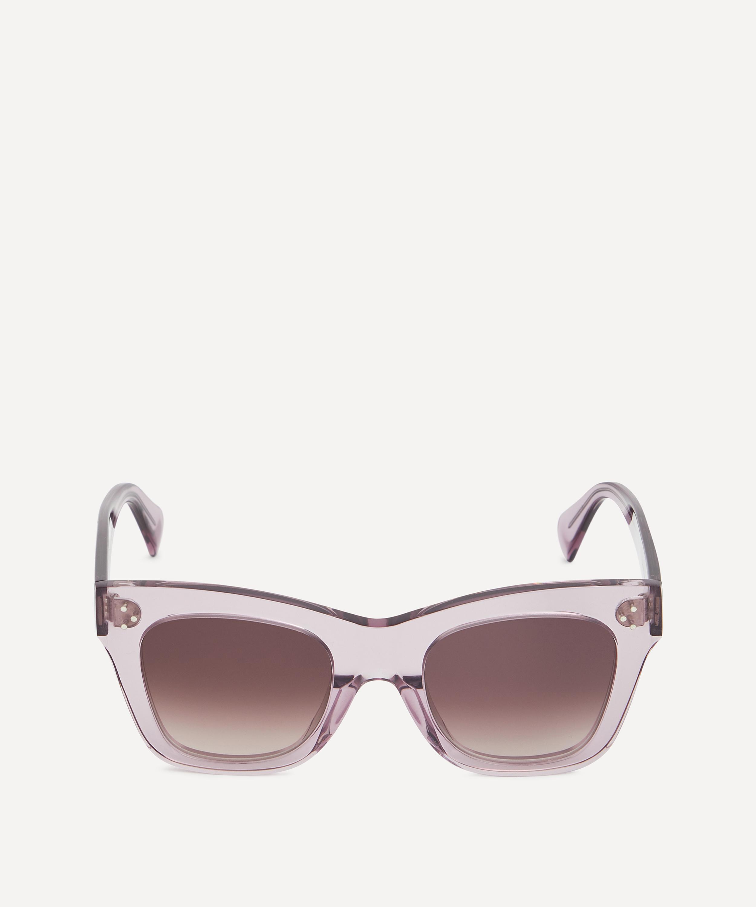 Celine Acetate Square Sunglasses In Lilac