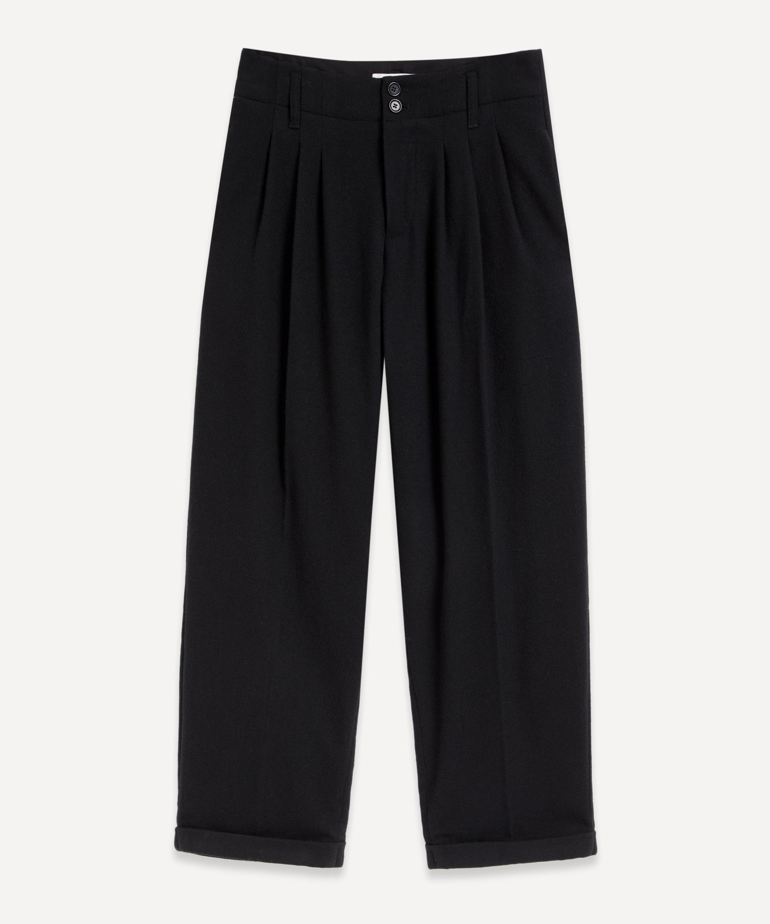 Ymc You Must Create Keaton Straight-leg Trousers In Black