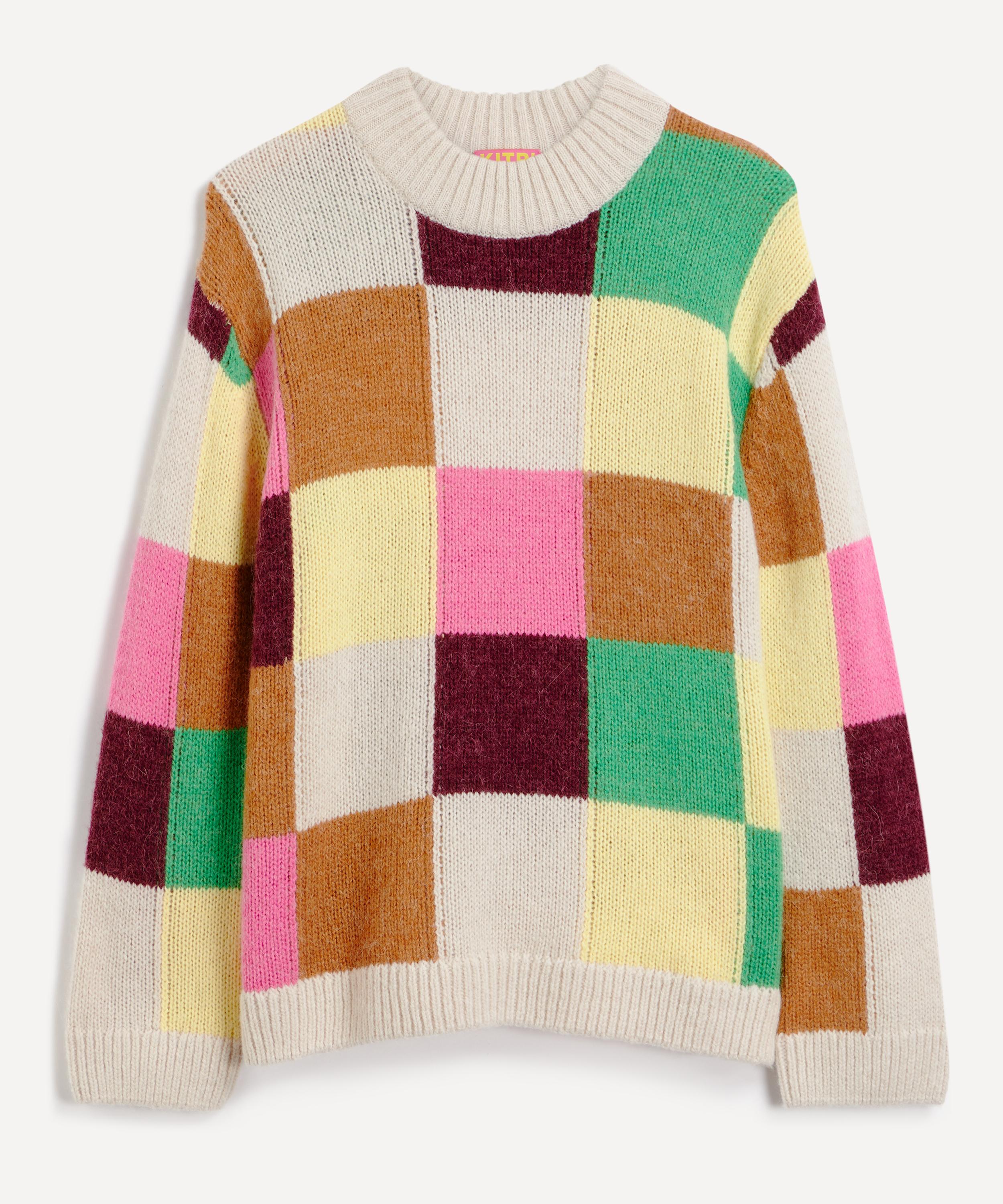 Kitri Women's Phoebe Patchwork Jumper In Multi
