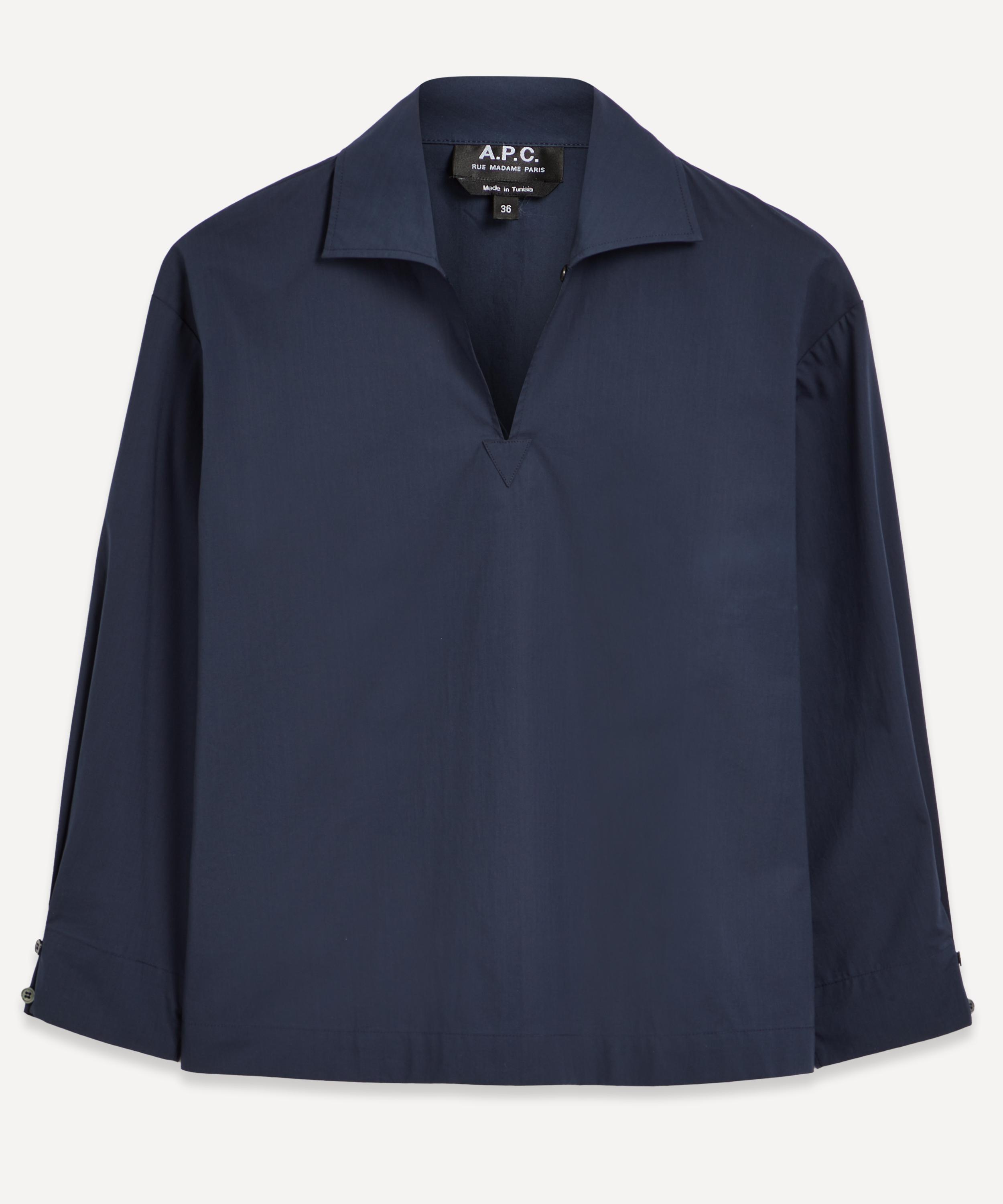 Apc A.p.c. Women's Angela Cotton-poplin Blouse