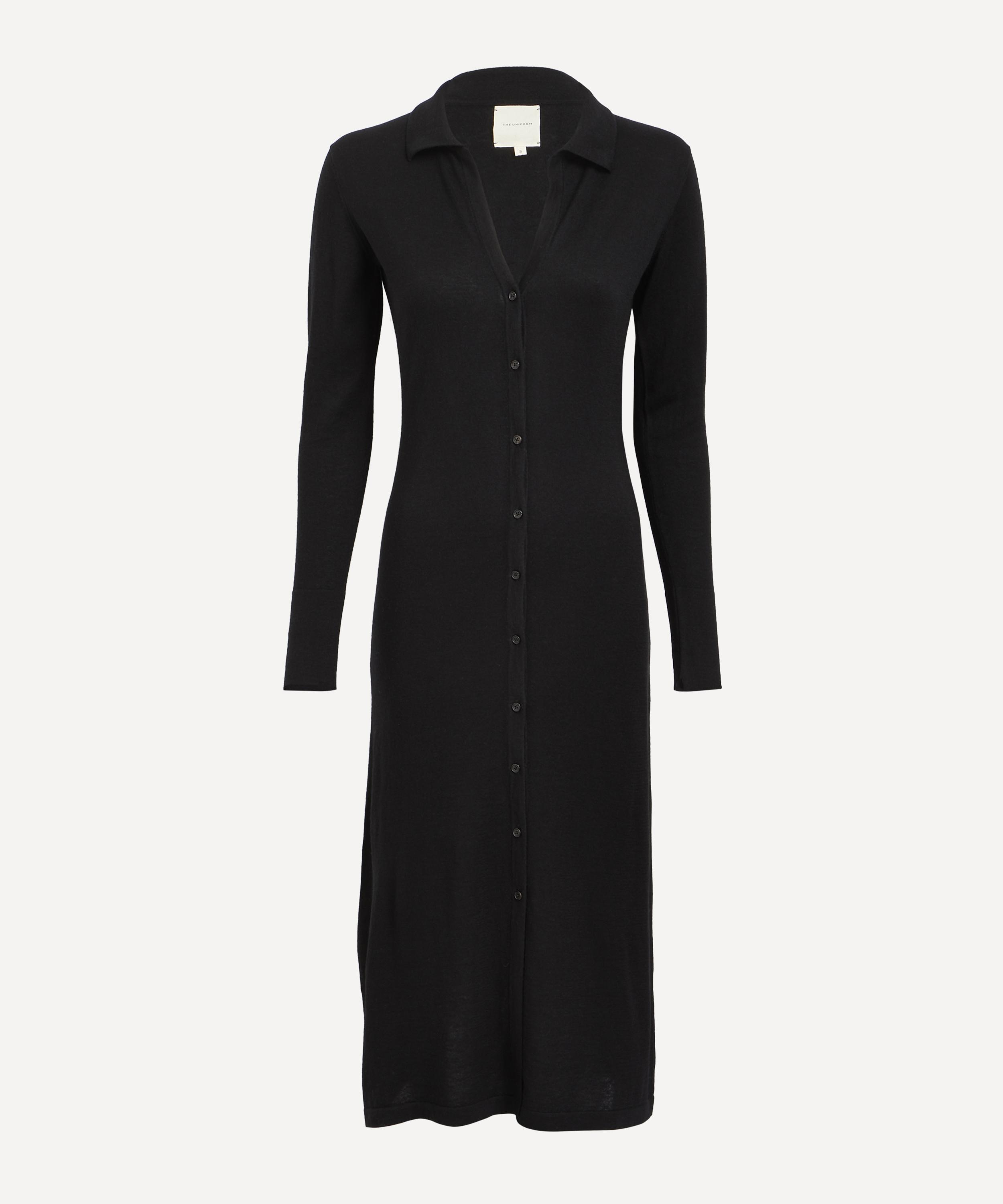 The Uniform Women's Cashmere And Silk-blend Long Cardigan In Black