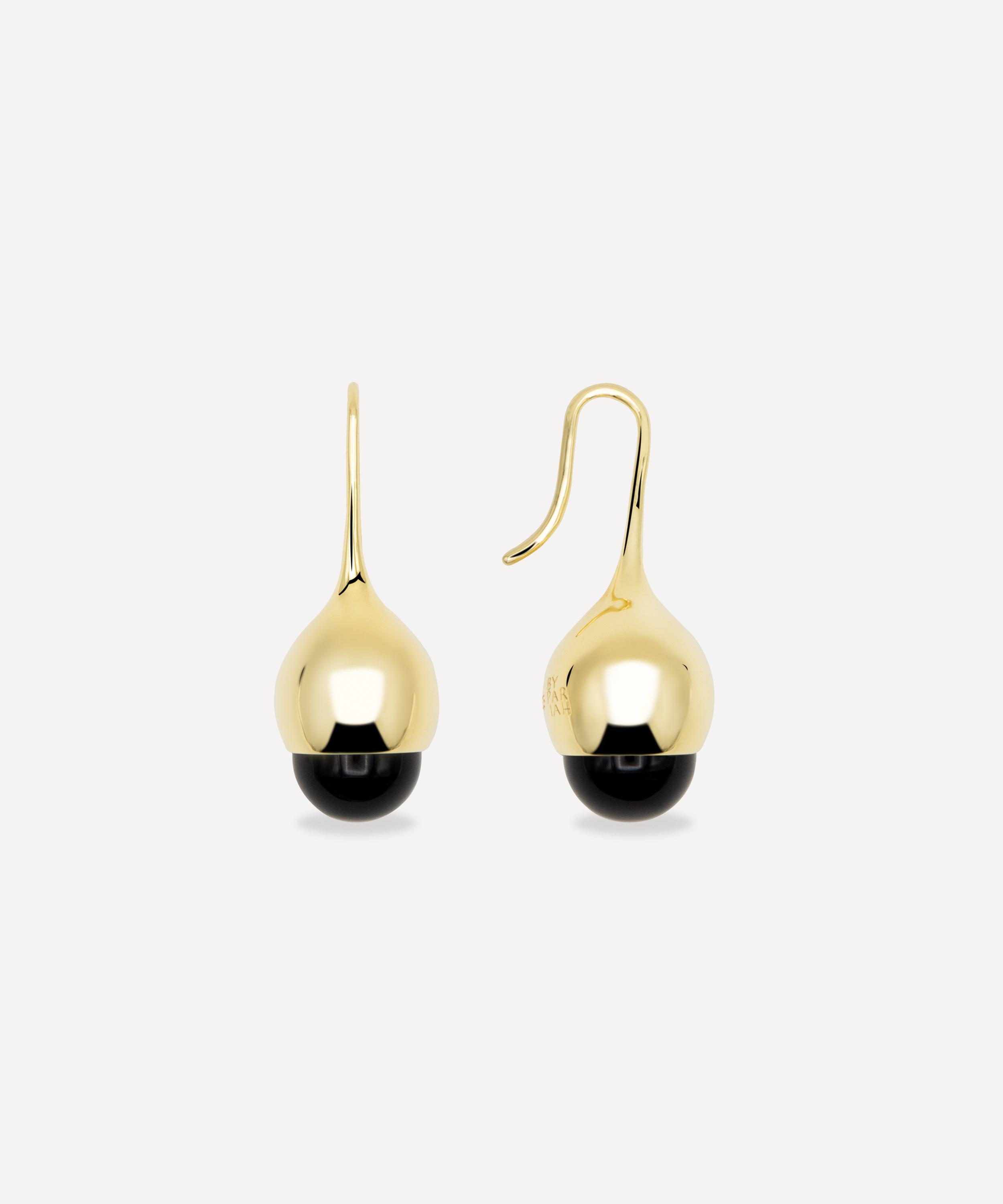 By Pariah 14ct Gold-plated Vermeil Silver Dewdrop Earrings