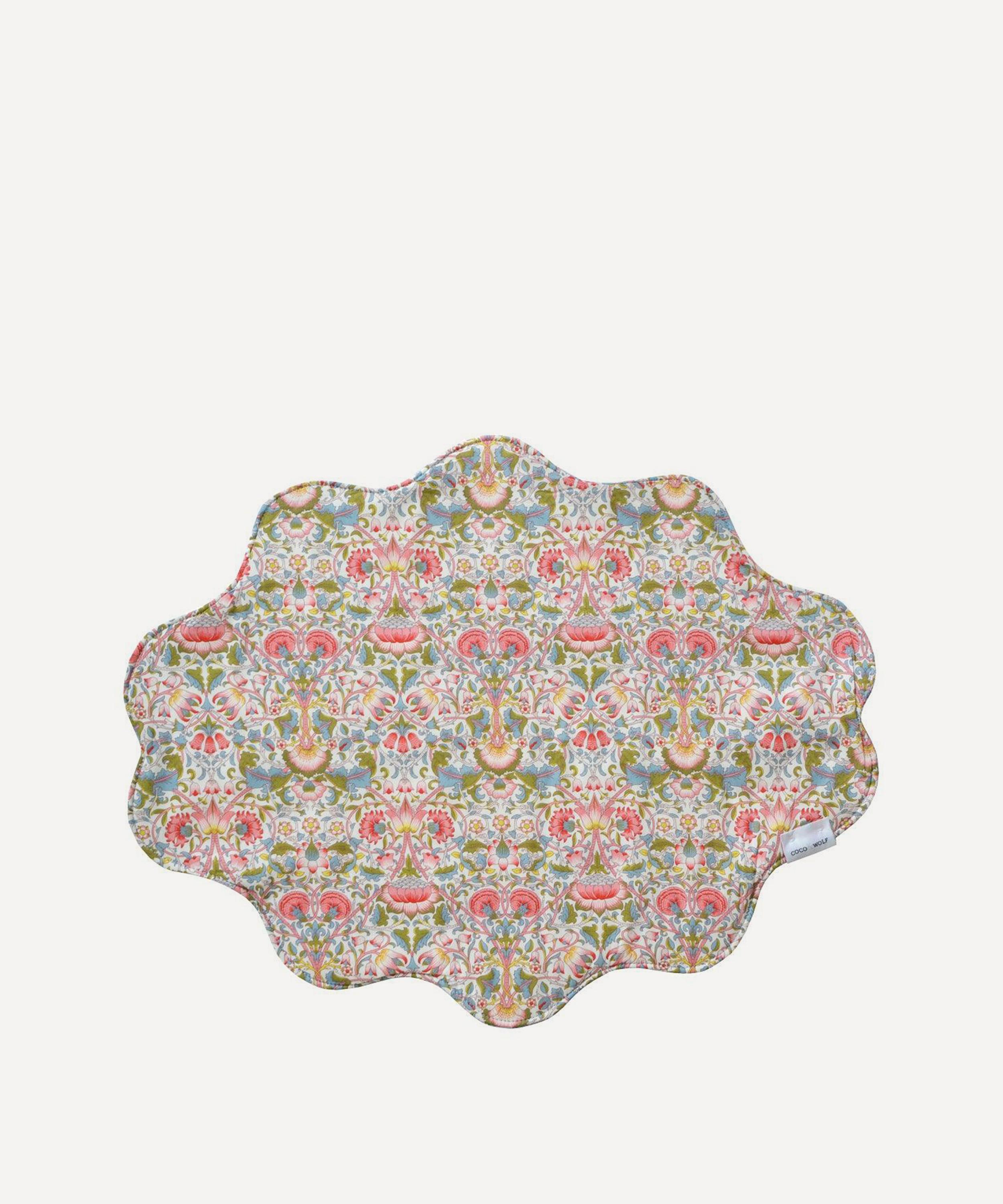 COCO & WOLF COCO & WOLF LODDEN AND CAPEL WAVY EDGE PLACEMAT 