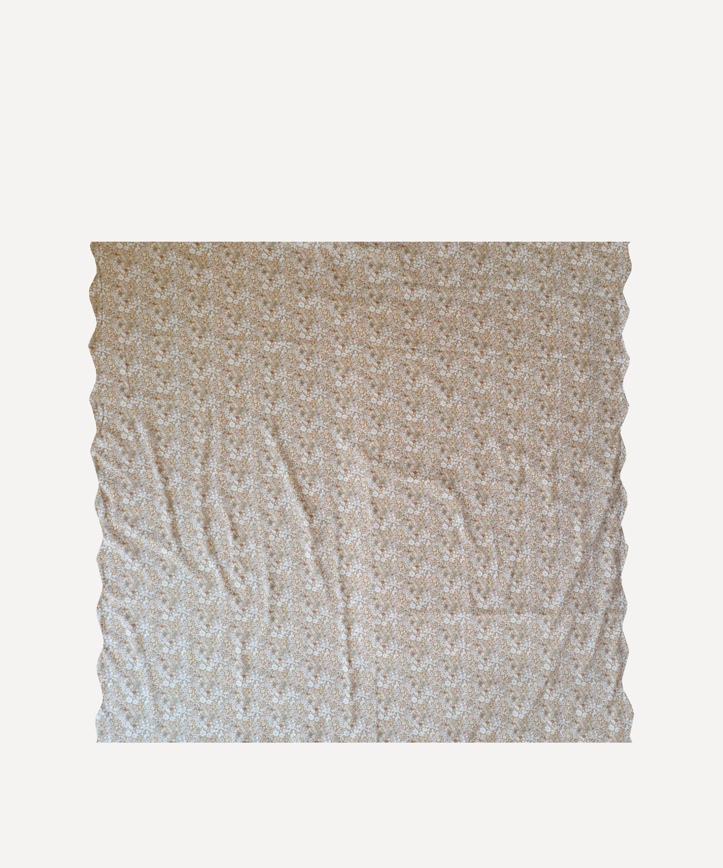 COCO & WOLF COCO & WOLF THORPE HILL AND JUNE'S MEADOW LARGE WAVY TABLECLOTH 