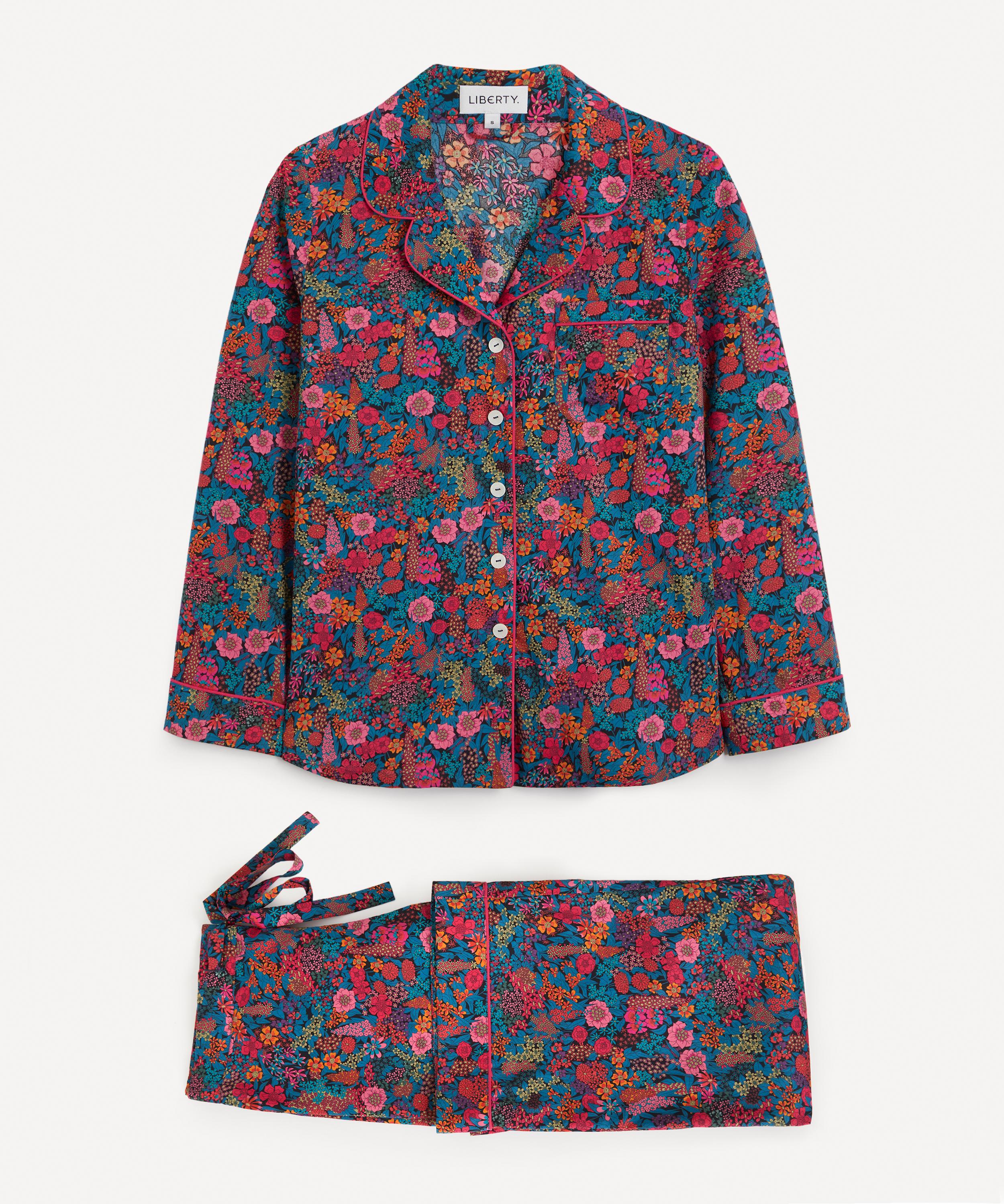 Liberty Women's Ciara Tana Lawn Cotton Pyjama Set Multicoloured Small