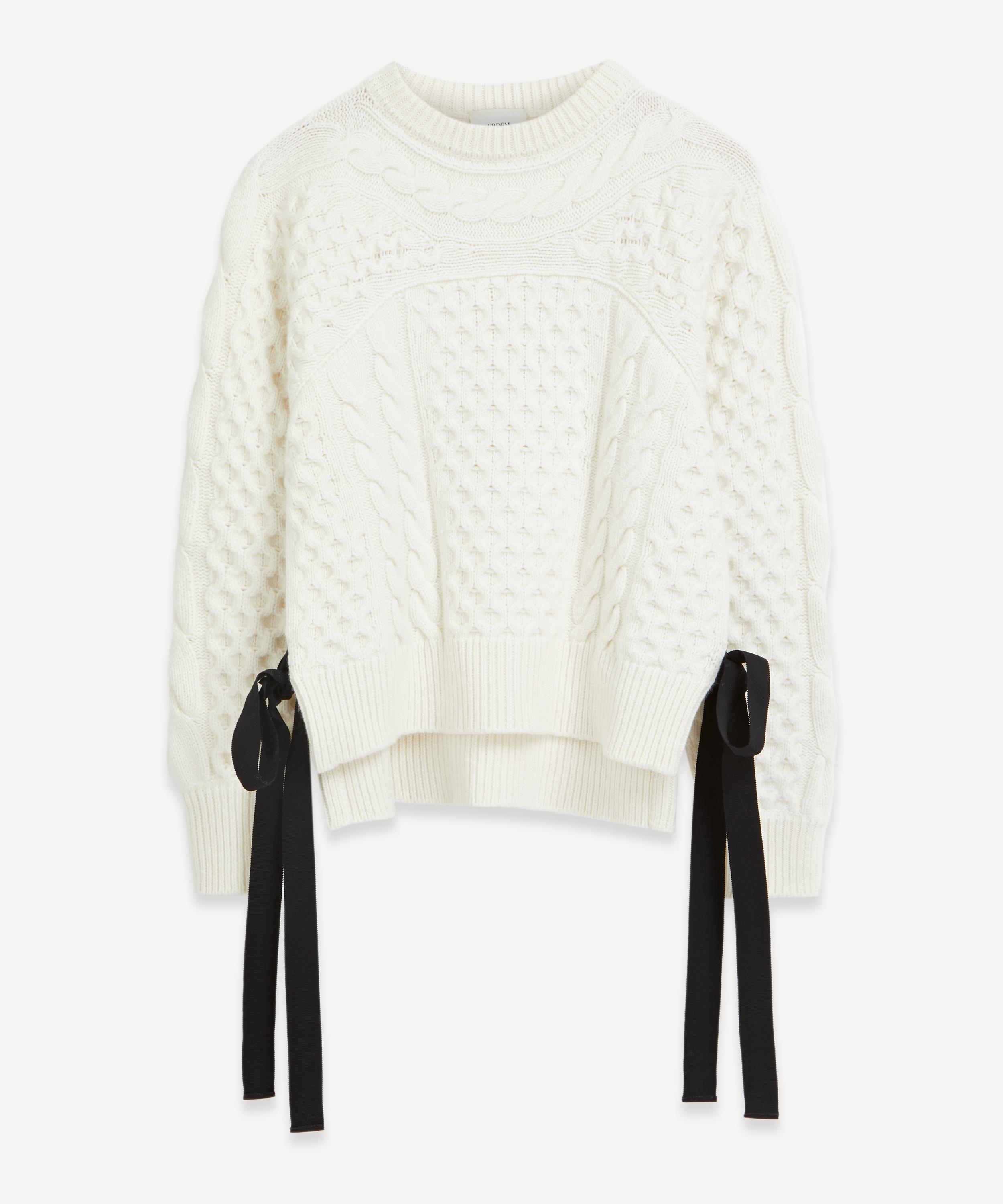 ERDEM ERDEM WOMEN'S INES CABLE-KNIT CASHMERINO JUMPER 
