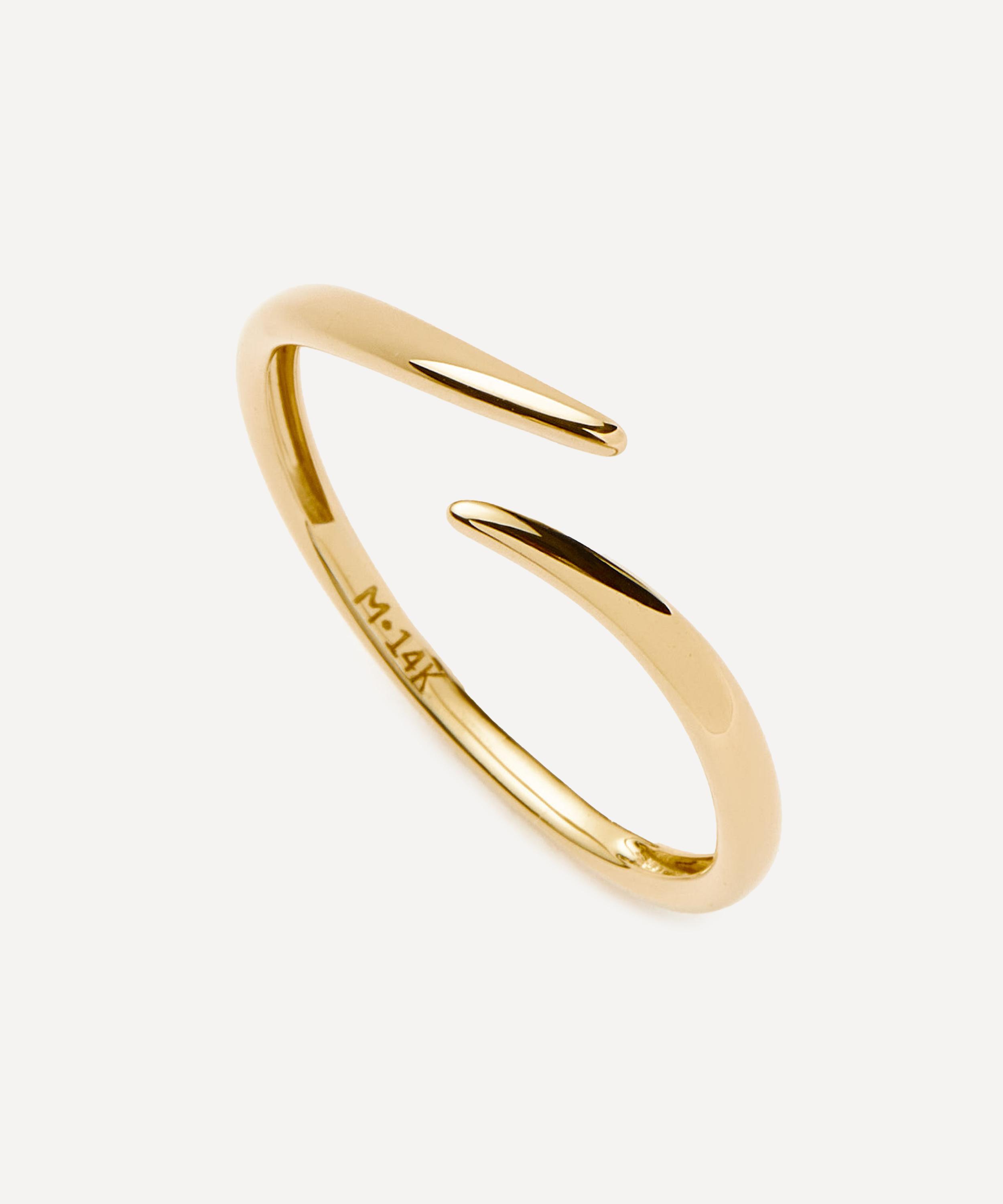 Missoma 14ct Gold Fine Open Claw Ring