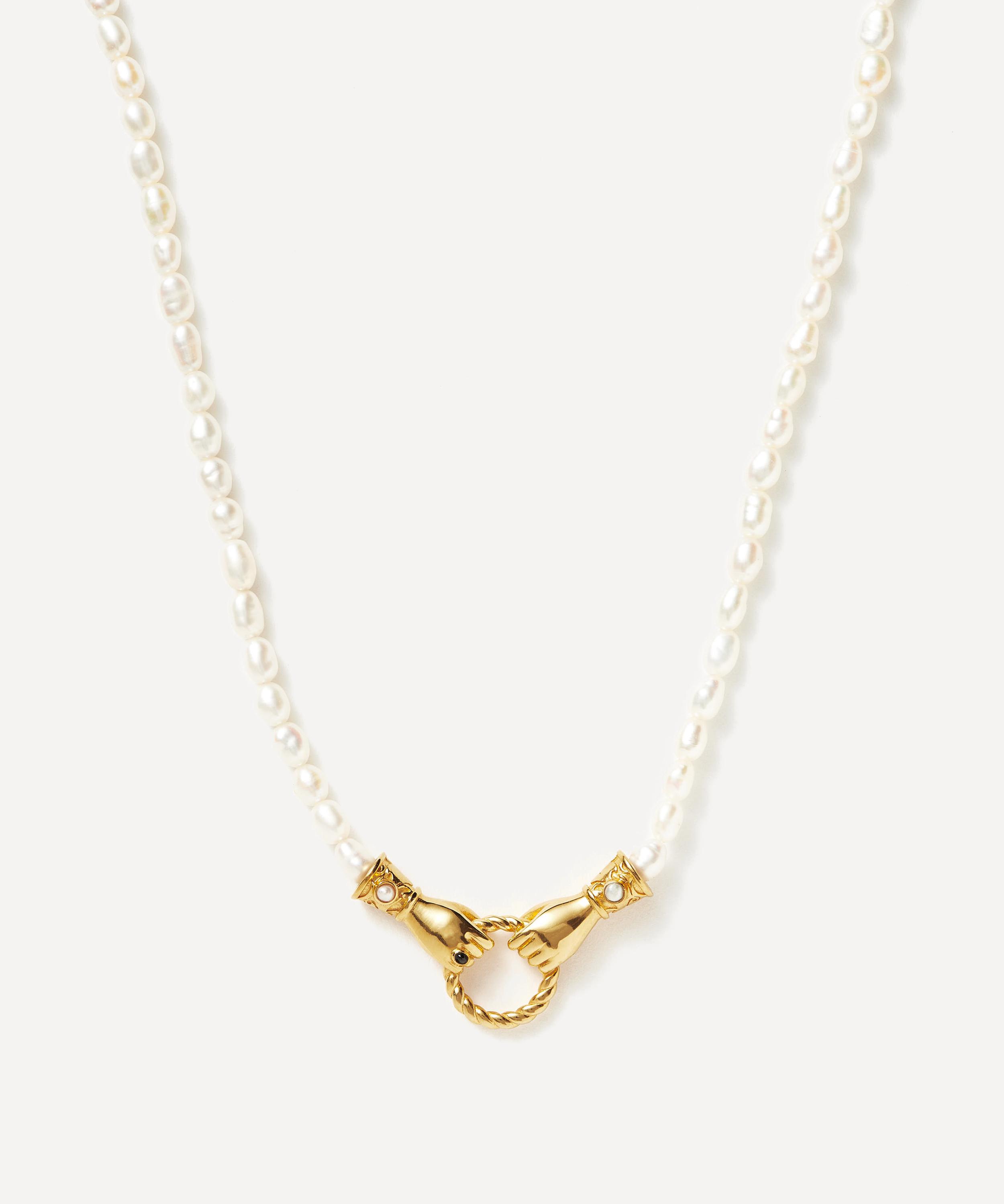 Missoma 18ct Gold-plated Harris Reed In Good Hands Necklace