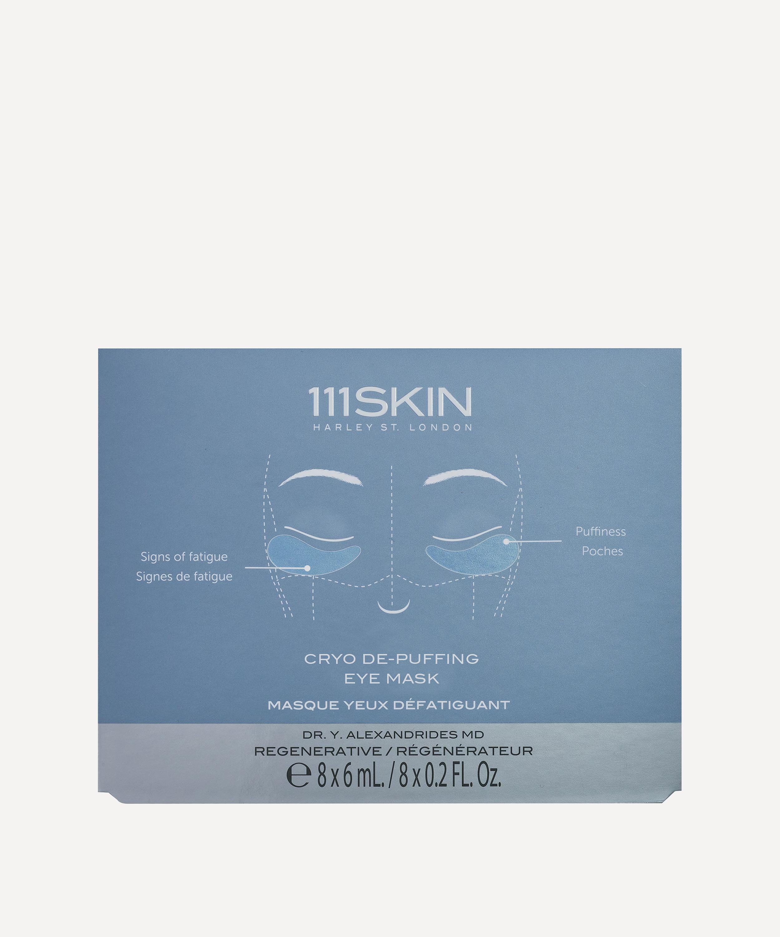 111SKIN 111SKIN CRYO SUB-ZERO DE-PUFFING EYE MASK X 8 