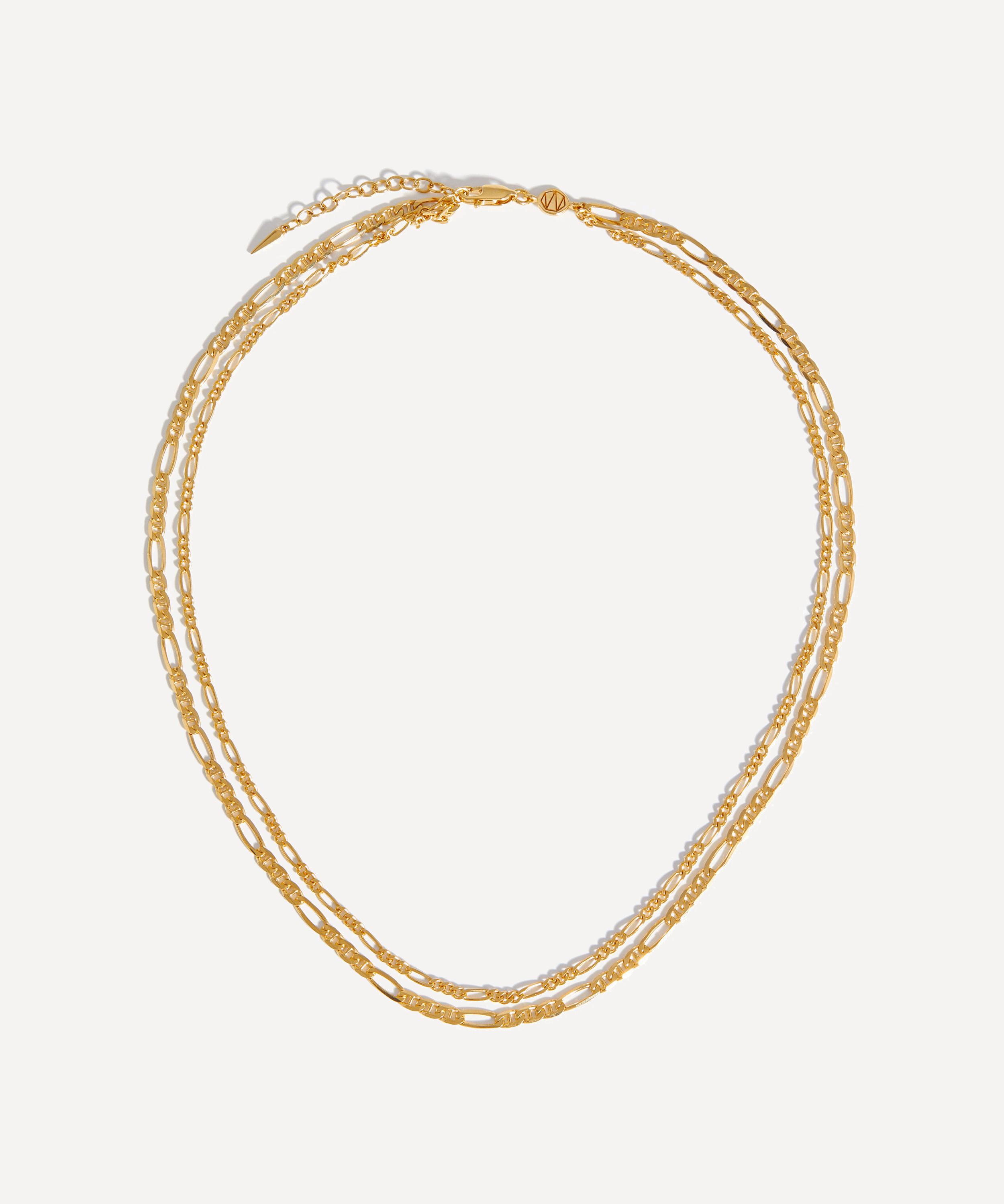 Missoma 18ct Gold-plated Vermeil Silver Filia Double Chain Necklace