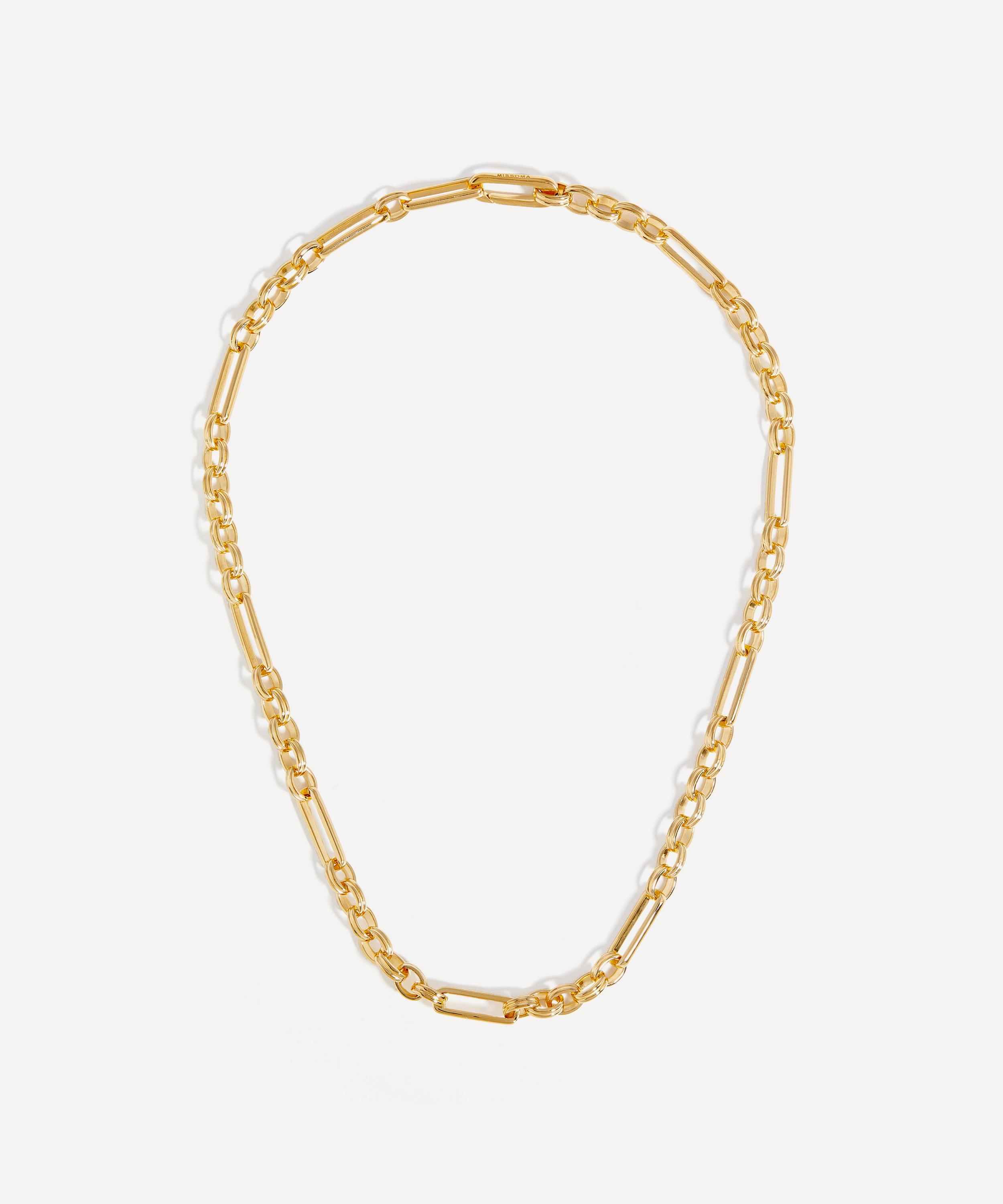 Missoma 18ct Gold-Plated Axiom Chain Necklace Luxury