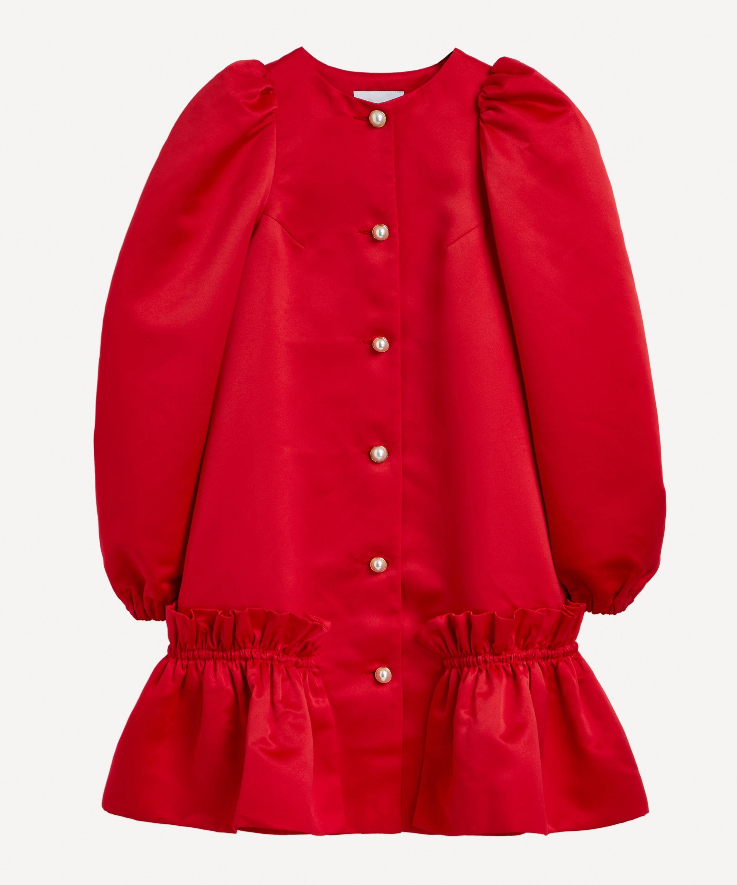 Sleeper Women's Mystery Puff Dress In Red