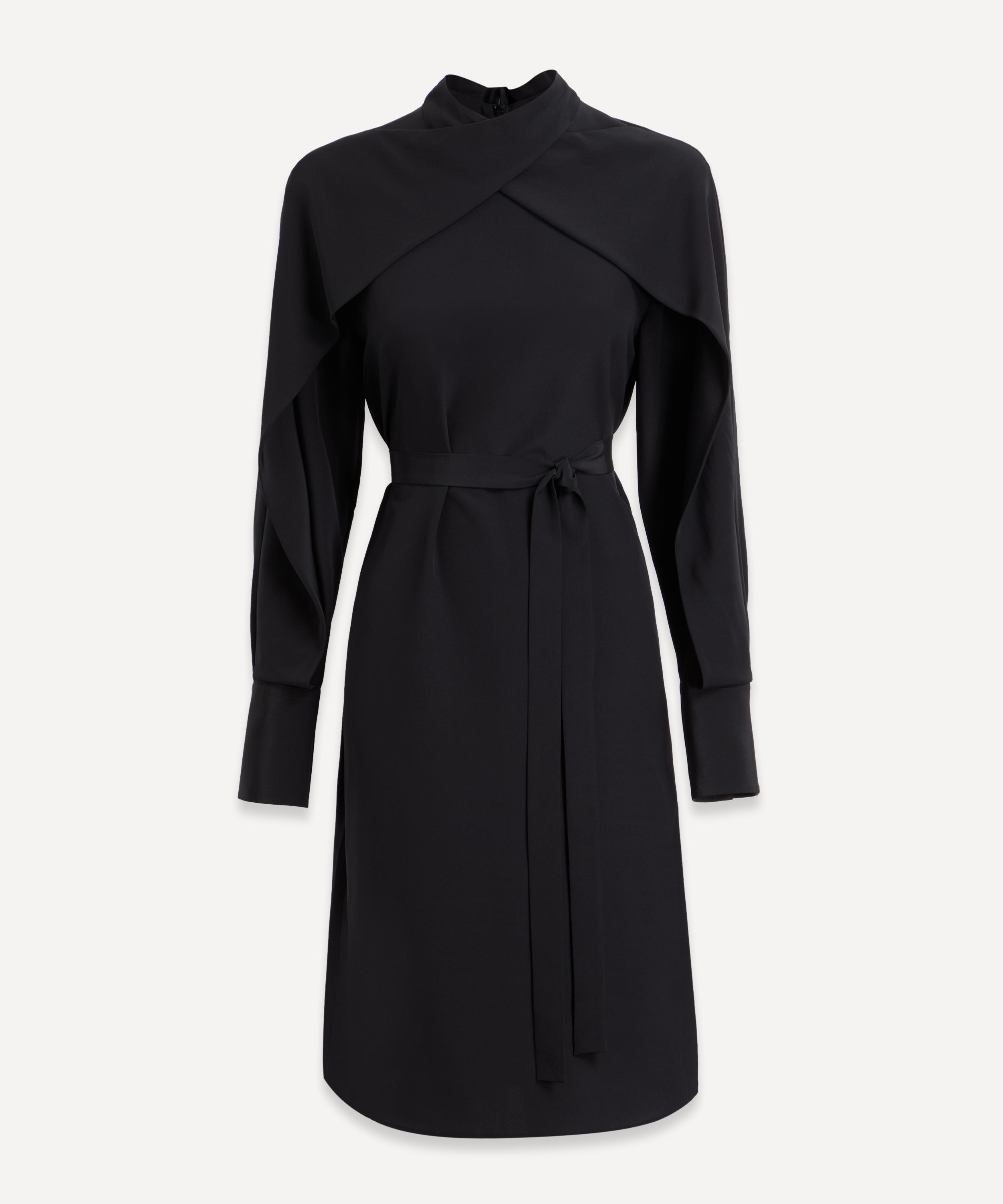Joseph New Crepe De Soie Alfreda Dress In Black