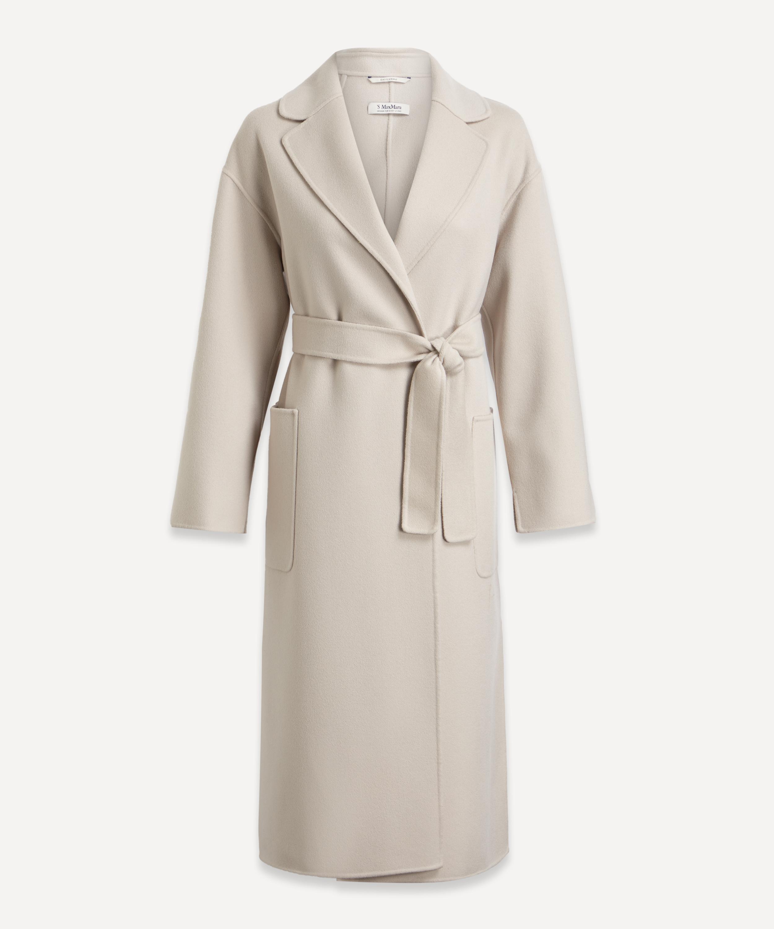 's Max Mara Nina Belted Virgin Wool Coat In Neutrals
