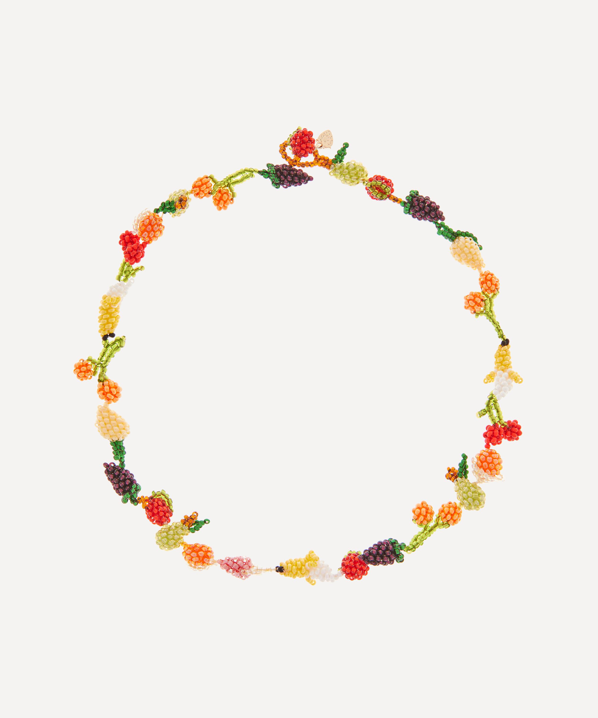 Pura Utz Fruit Salad Galore Bead Necklace Multi Luxury