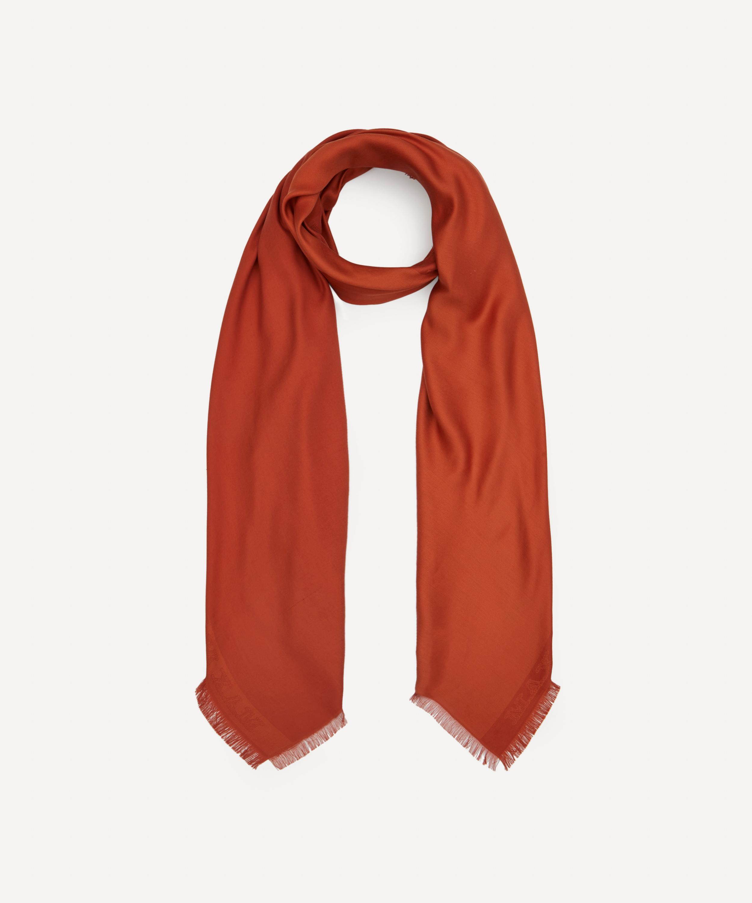 MAX MARA MAXMARA WOMEN'S WALES SILK-BLEND STOLE SCARF 