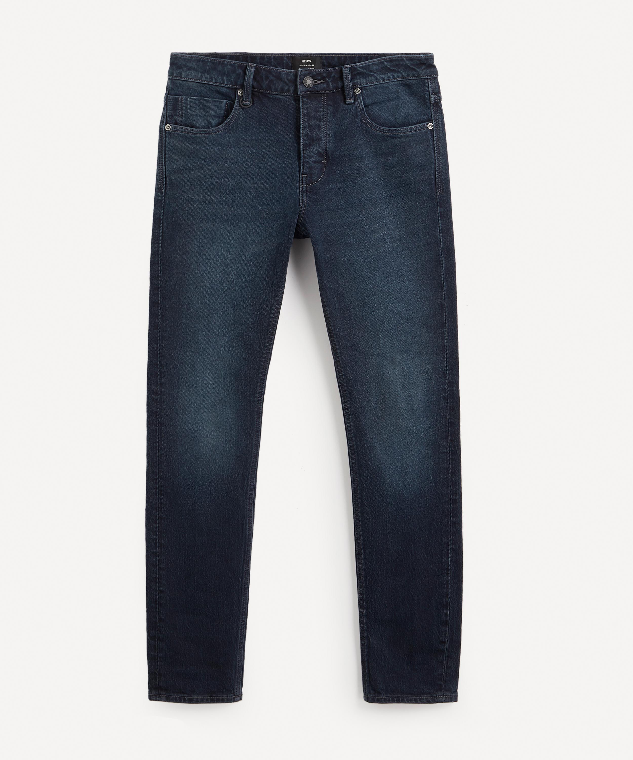Neuw Mens Iggy Skinny Underground Jeans In Organic Dark Blue
